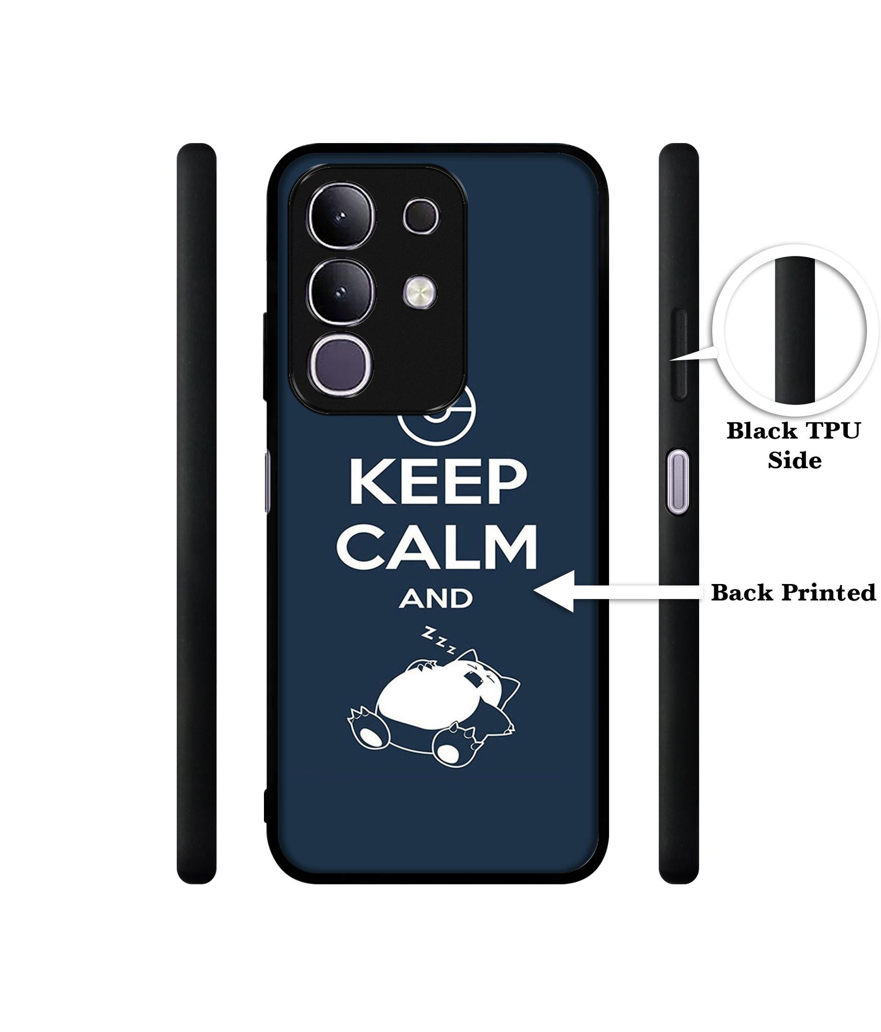 Sleep Pattern Designer 2D Printed Back Case Cover for Vivo T4x 5G / Y29 4G / iQOO Z10x 5G