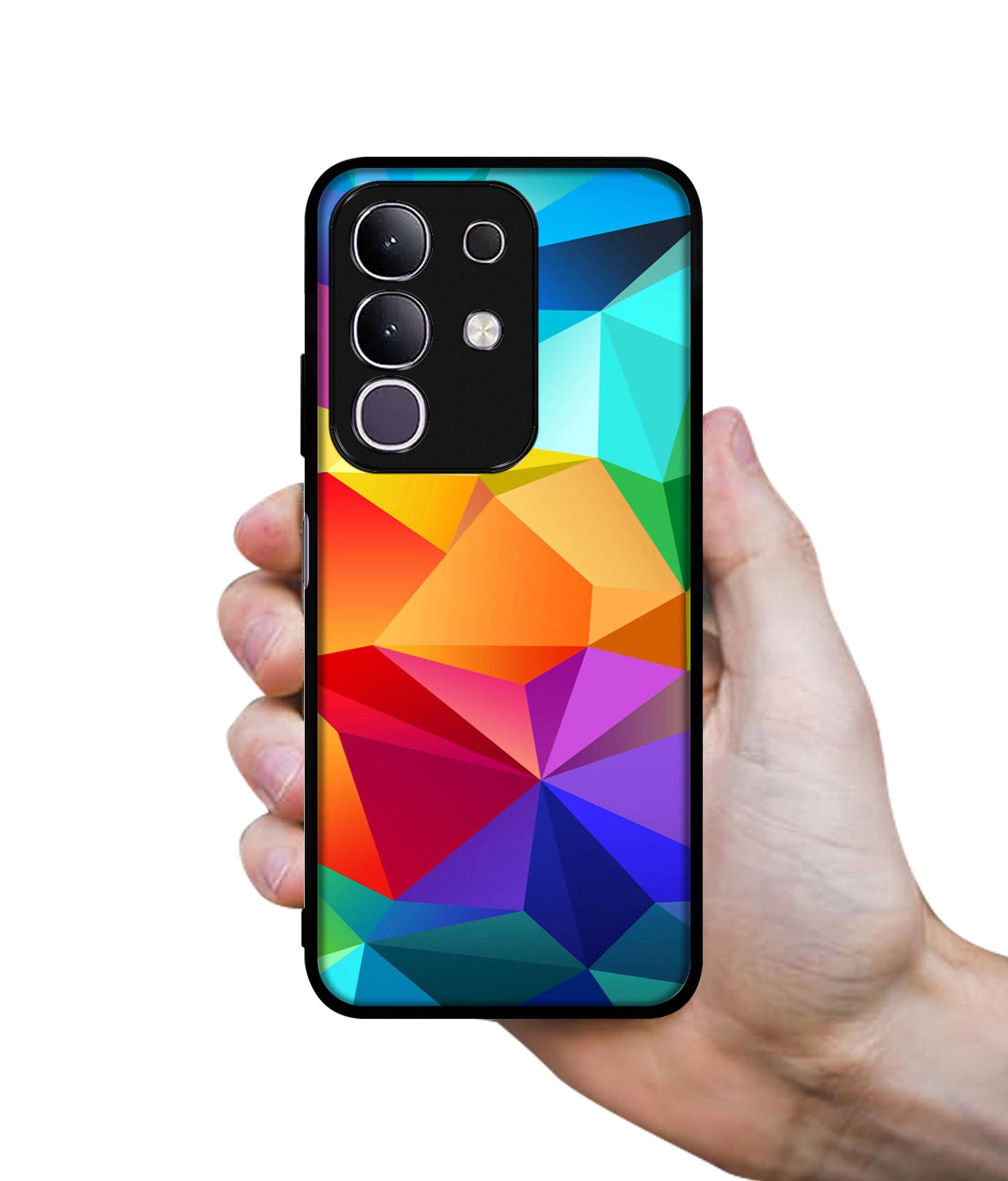 Colorful Pattern Designer 2D Printed Back Case Cover for Vivo T4x 5G / Y29 4G / iQOO Z10x 5G