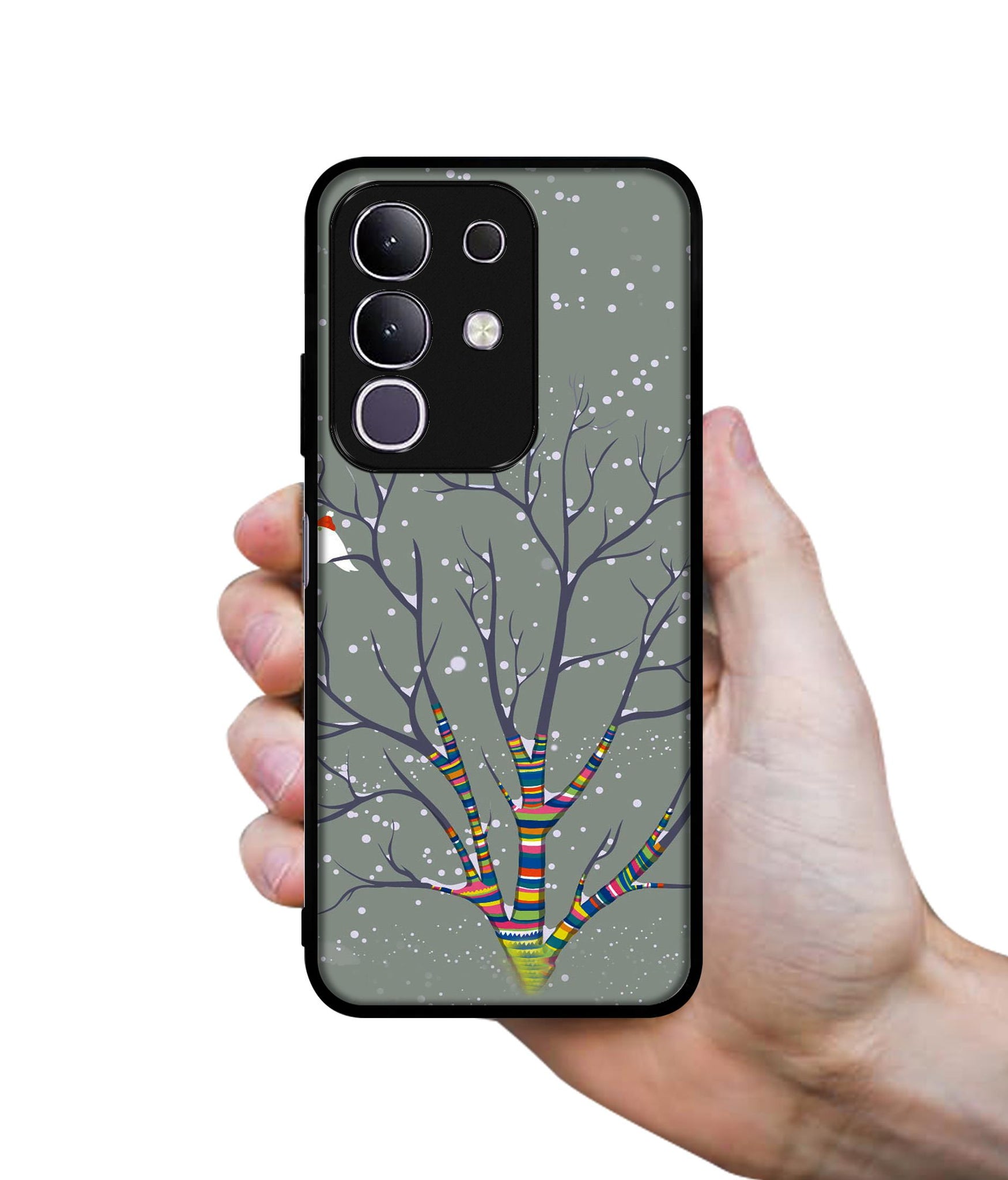 Winter Pattern Print Designer 2D Printed Back Case Cover for Vivo T4x 5G / Y29 4G / iQOO Z10x 5G