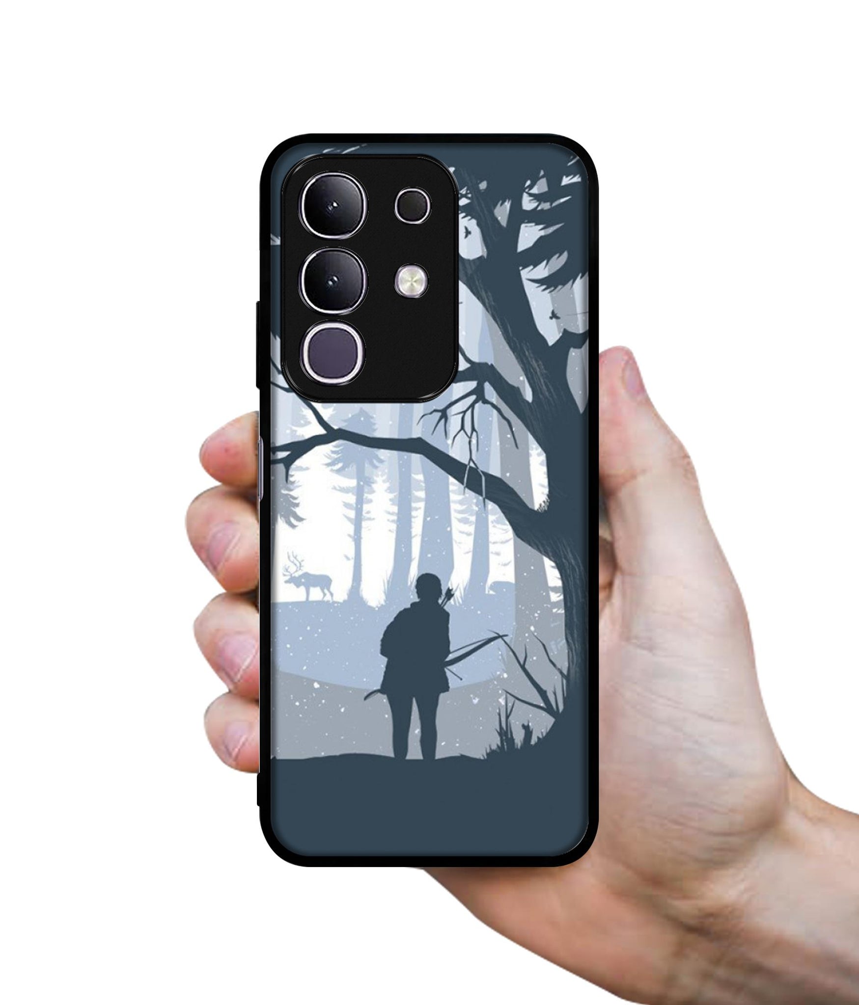 Hunter Designer 2D Printed Back Case Cover for Vivo T4x 5G / Y29 4G / iQOO Z10x 5G