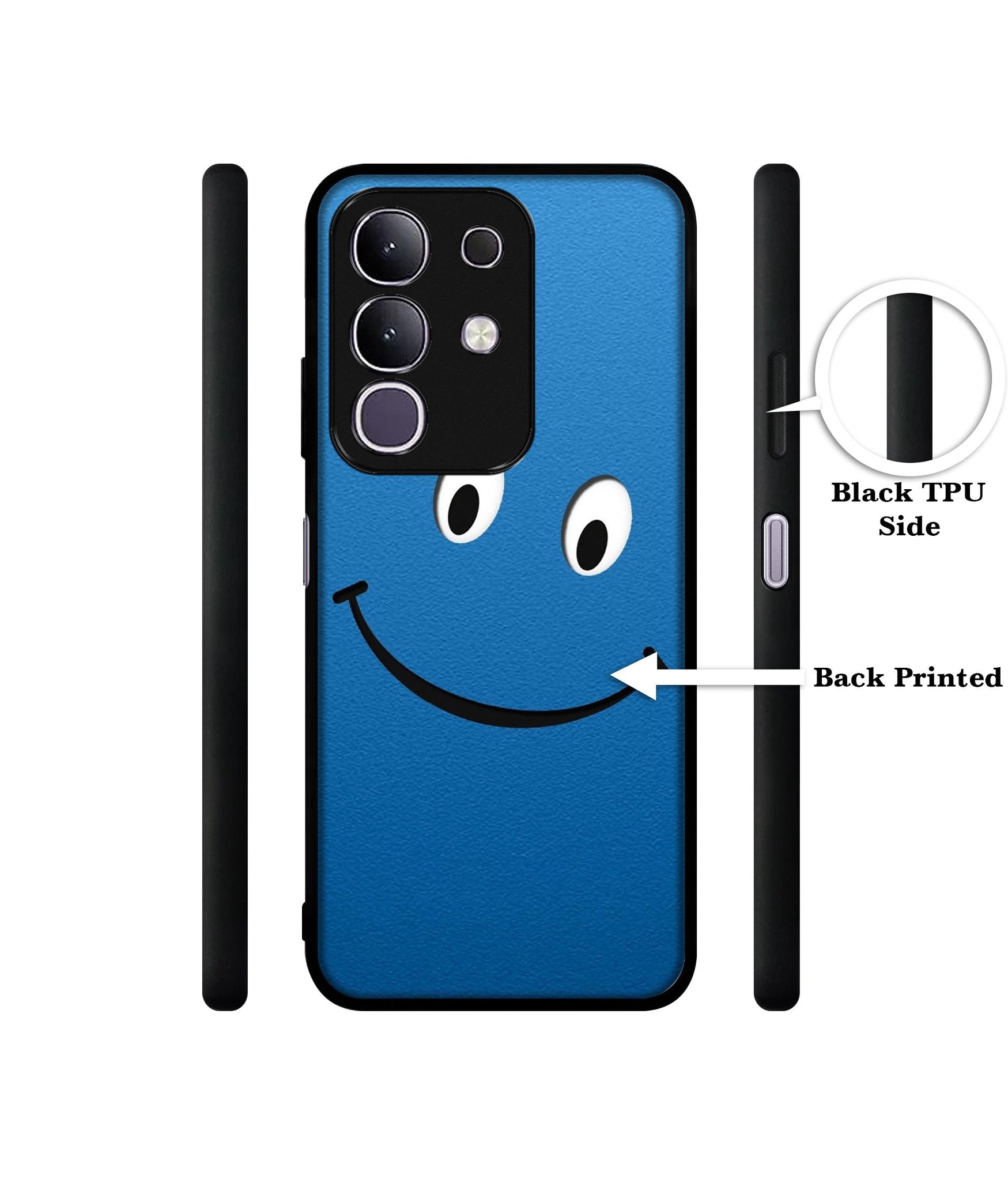 Happy Designer 2D Printed Back Case Cover for Vivo T4x 5G / Y29 4G / iQOO Z10x 5G