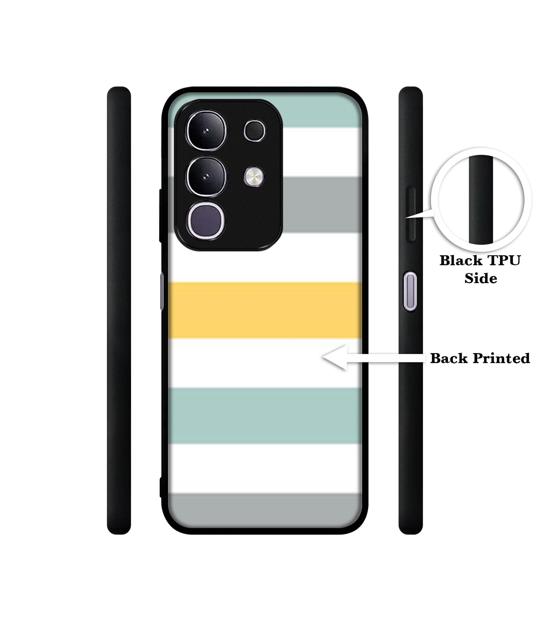 Line Texture Designer 2D Printed Back Case Cover for Vivo T4x 5G / Y29 4G / iQOO Z10x 5G