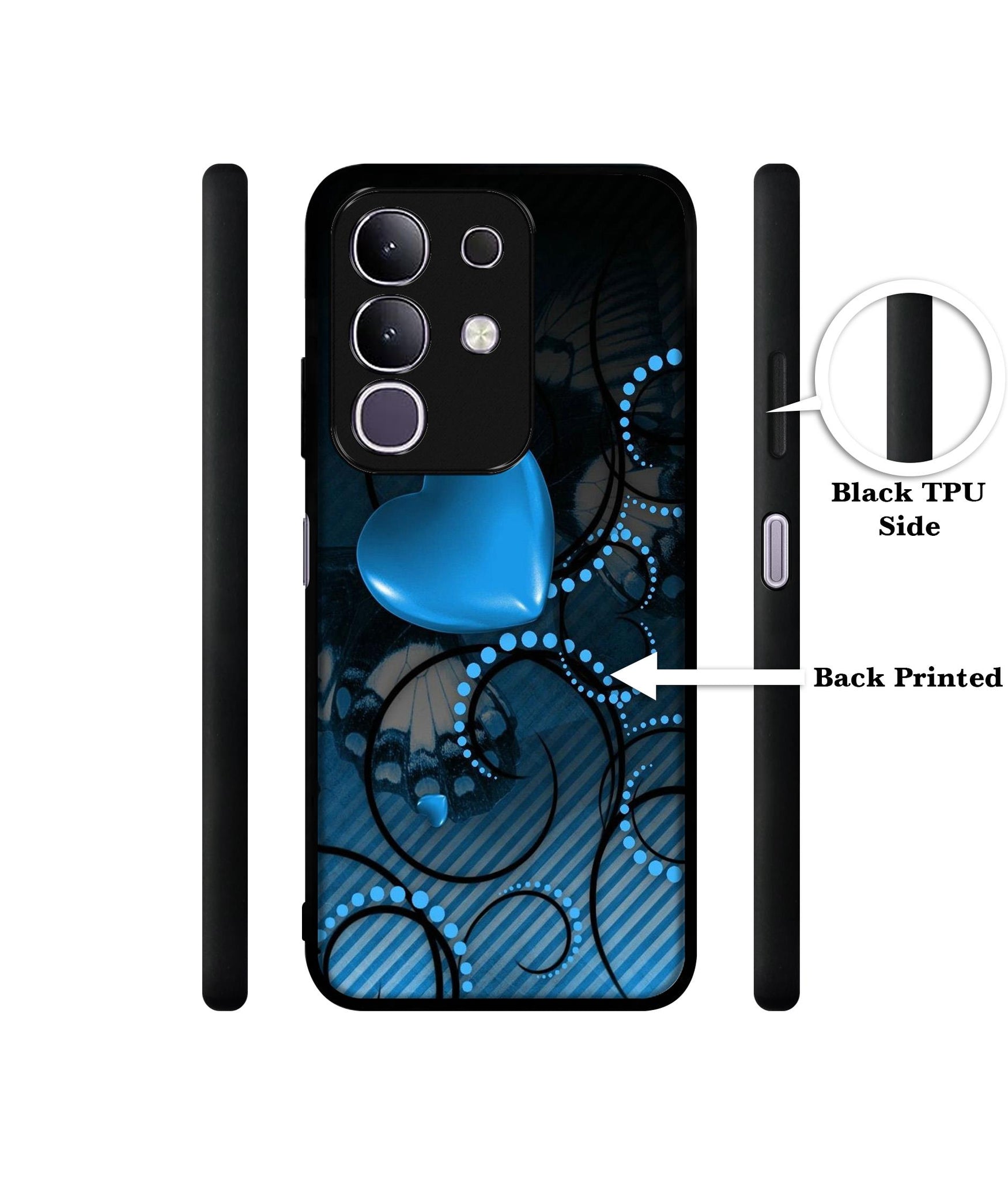Hart Designer 2D Printed Back Case Cover for Vivo T4x 5G / Y29 4G / iQOO Z10x 5G