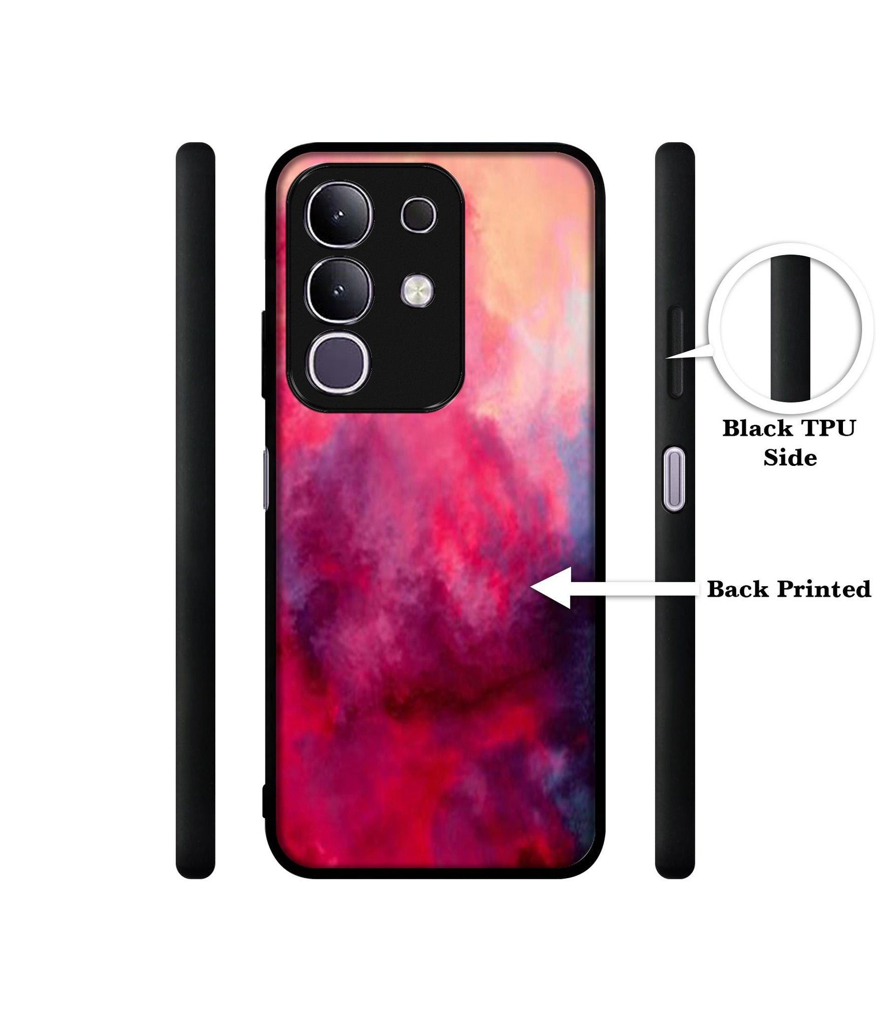 Holi Color Designer 2D Printed Back Case Cover for Vivo T4x 5G / Y29 4G / iQOO Z10x 5G