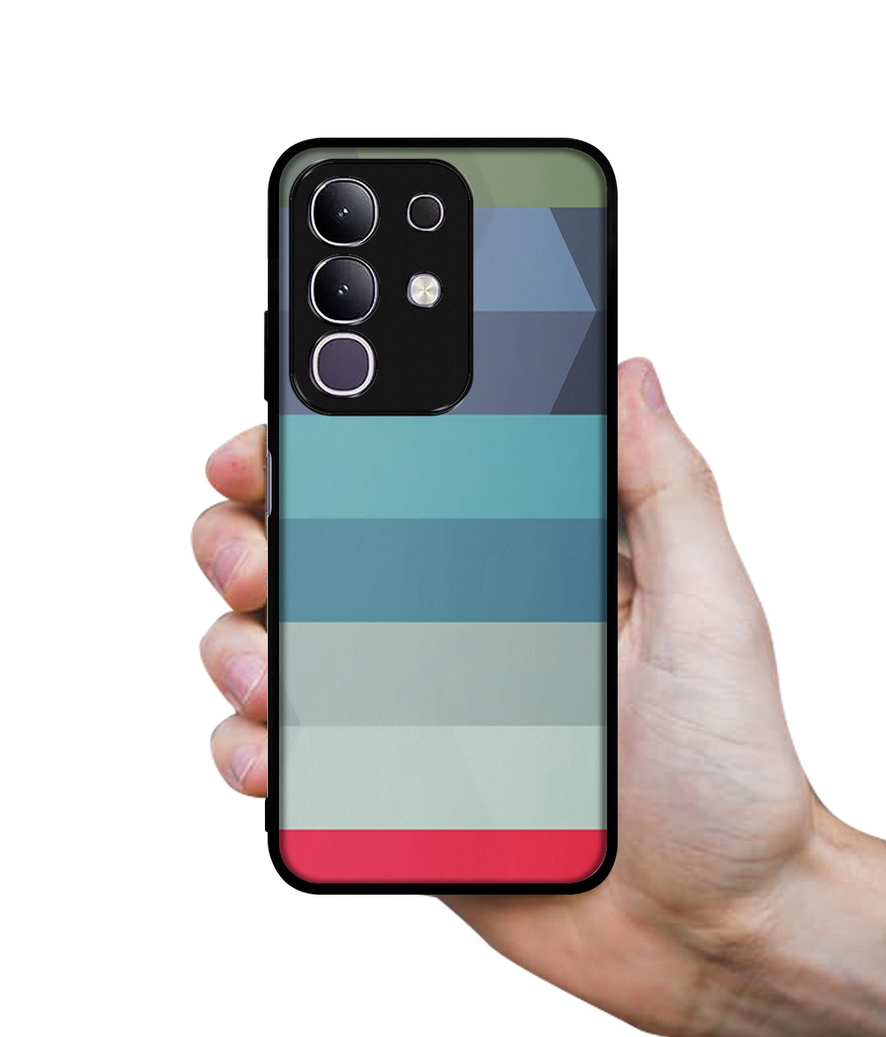 Colorful Lines Designer 2D Printed Back Case Cover for Vivo T4x 5G / Y29 4G / iQOO Z10x 5G