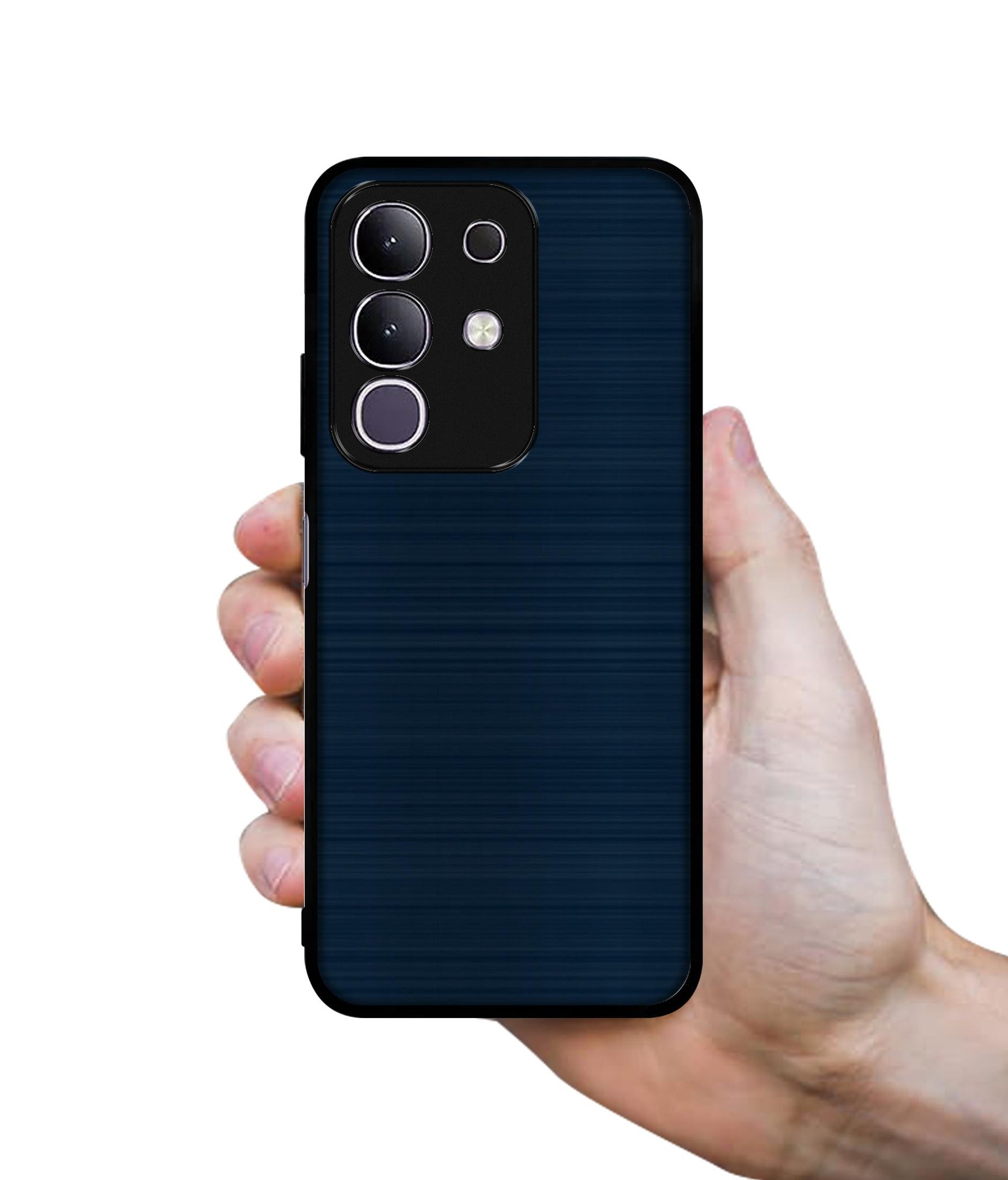 Blue Line Designer 2D Printed Back Case Cover for Vivo T4x 5G / Y29 4G / iQOO Z10x 5G