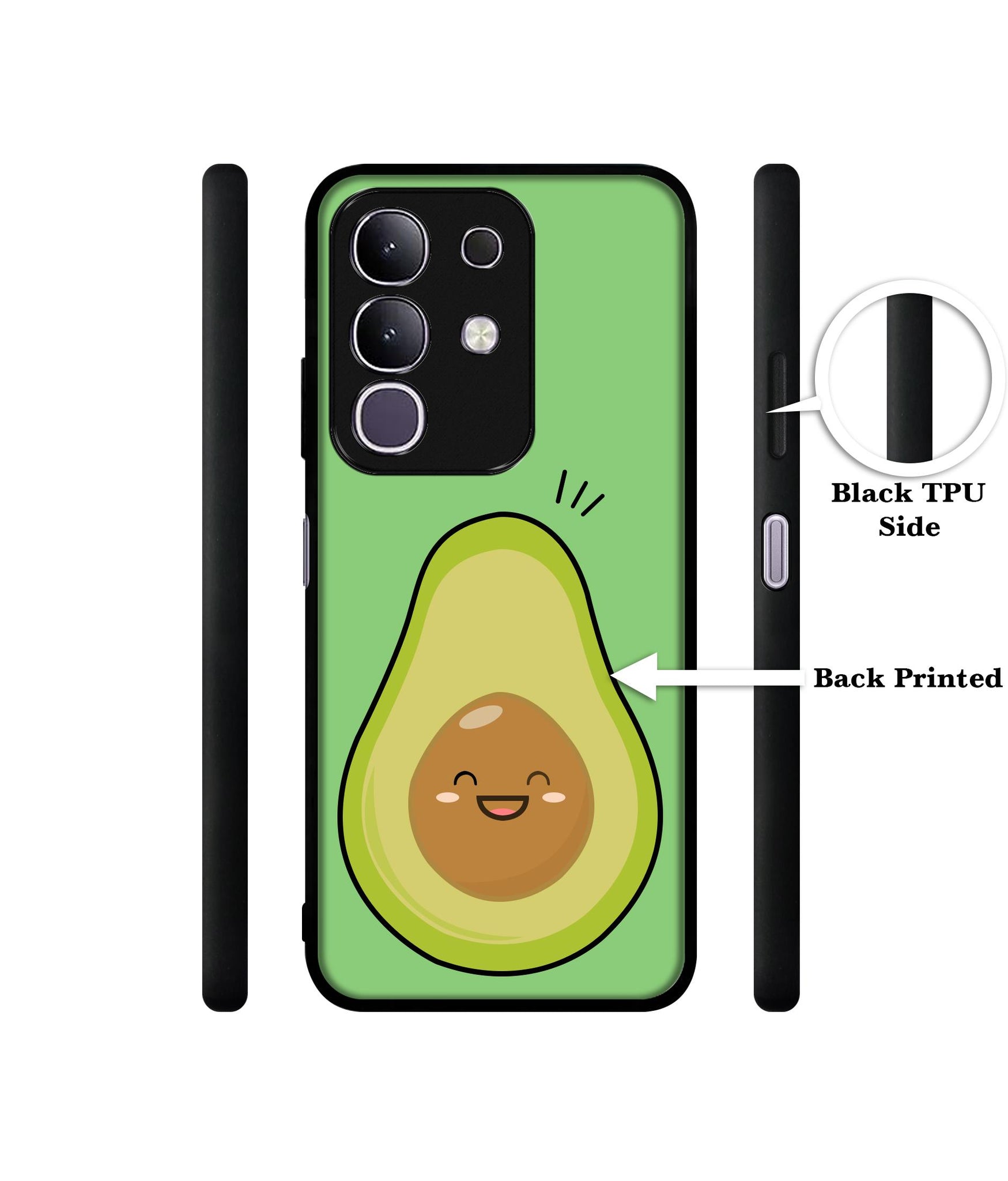 Avocados Designer 2D Printed Back Case Cover for Vivo T4x 5G / Y29 4G / iQOO Z10x 5G