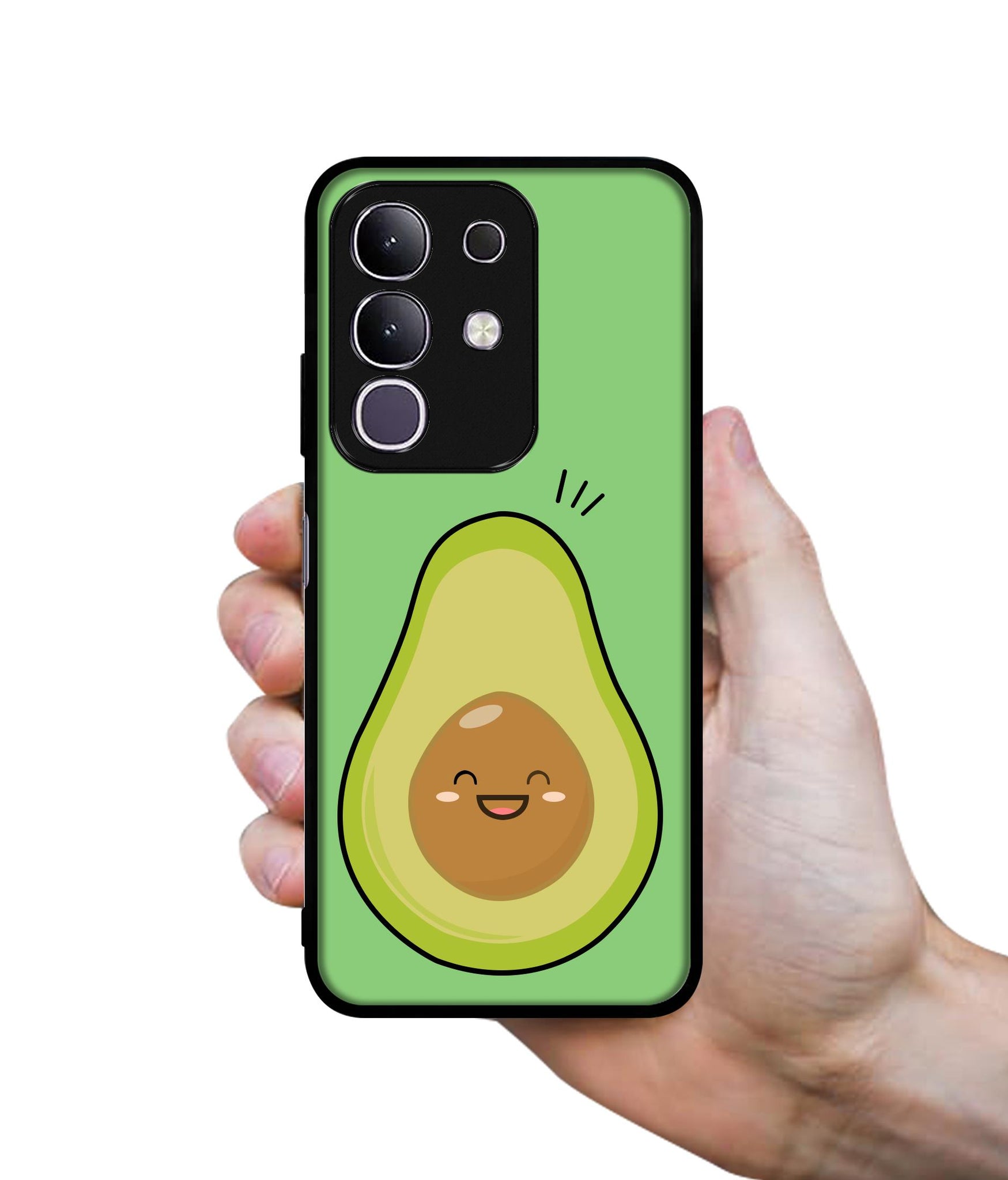 Avocados Designer 2D Printed Back Case Cover for Vivo T4x 5G / Y29 4G / iQOO Z10x 5G