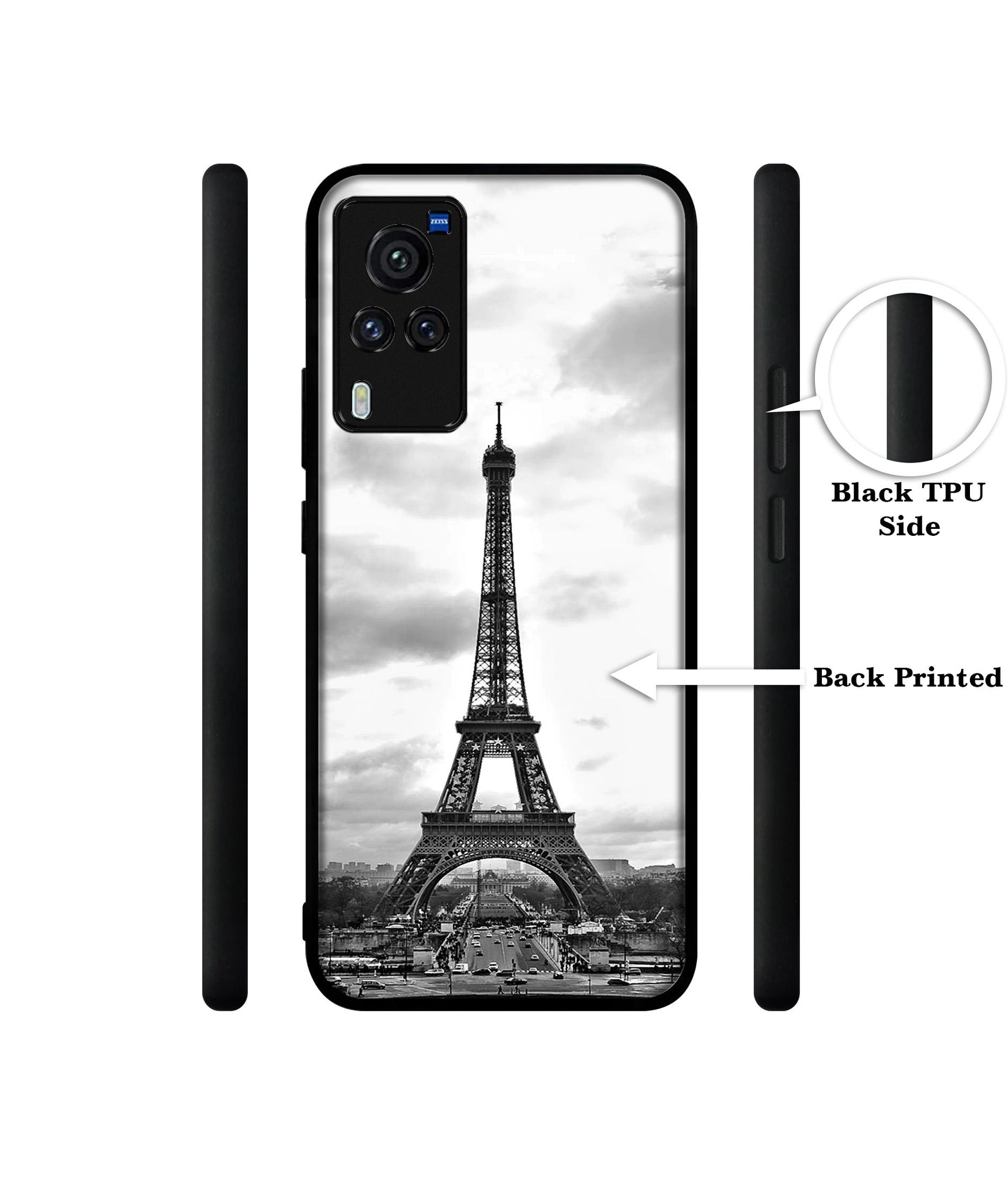 Eiffel Tower Designer 2D Printed Back Case Cover for Vivo X60 Pro 5G