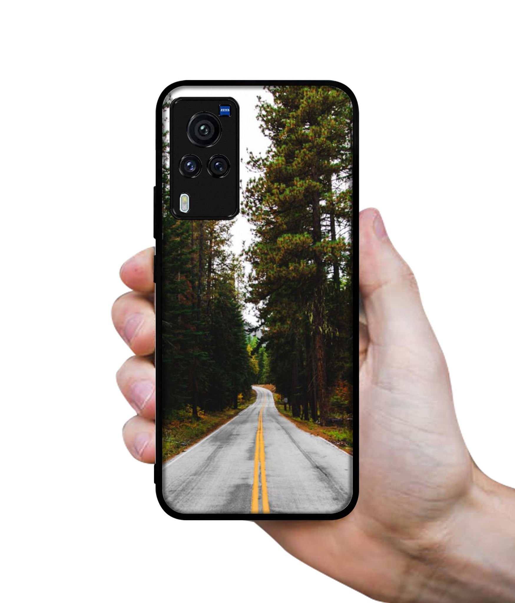 Road Photo Designer 2D Printed Back Case Cover for Vivo X60 Pro 5G