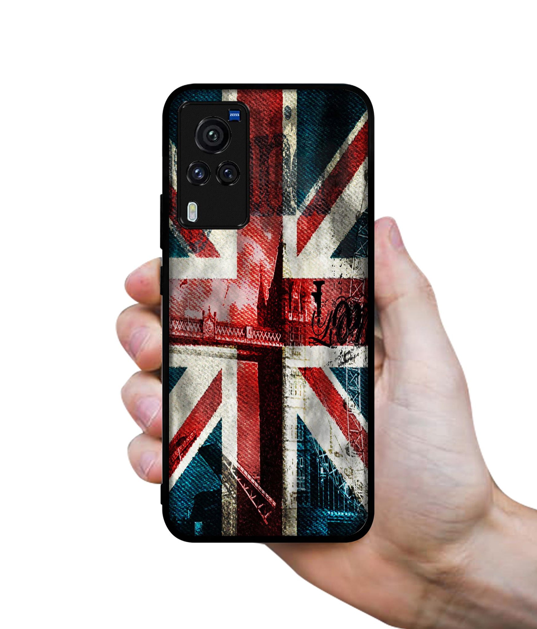 London Flag wallpaper Designer 2D Printed Back Case Cover for Vivo X60 Pro 5G