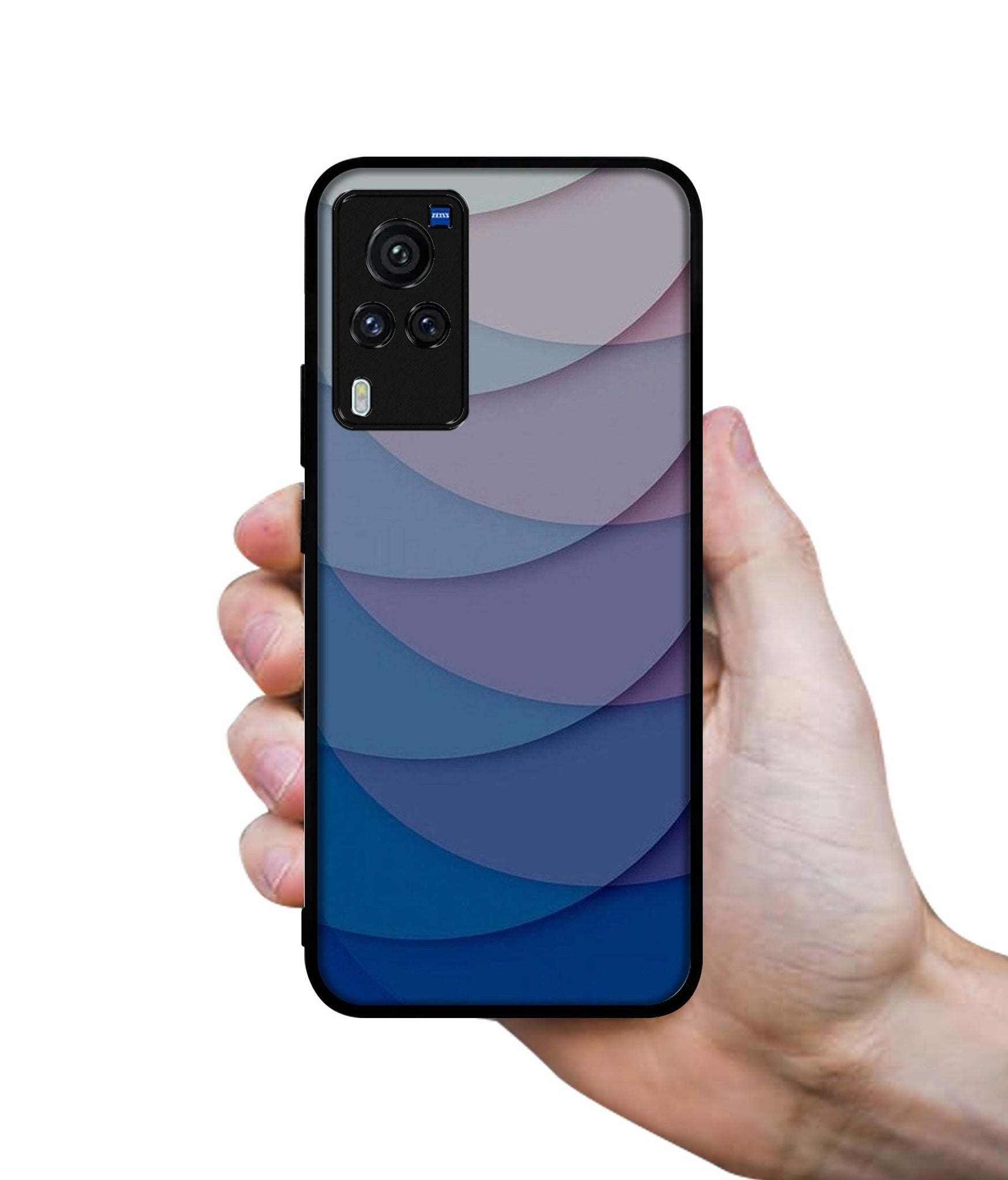 Waves Pattern Print Designer 2D Printed Back Case Cover for Vivo X60 Pro 5G