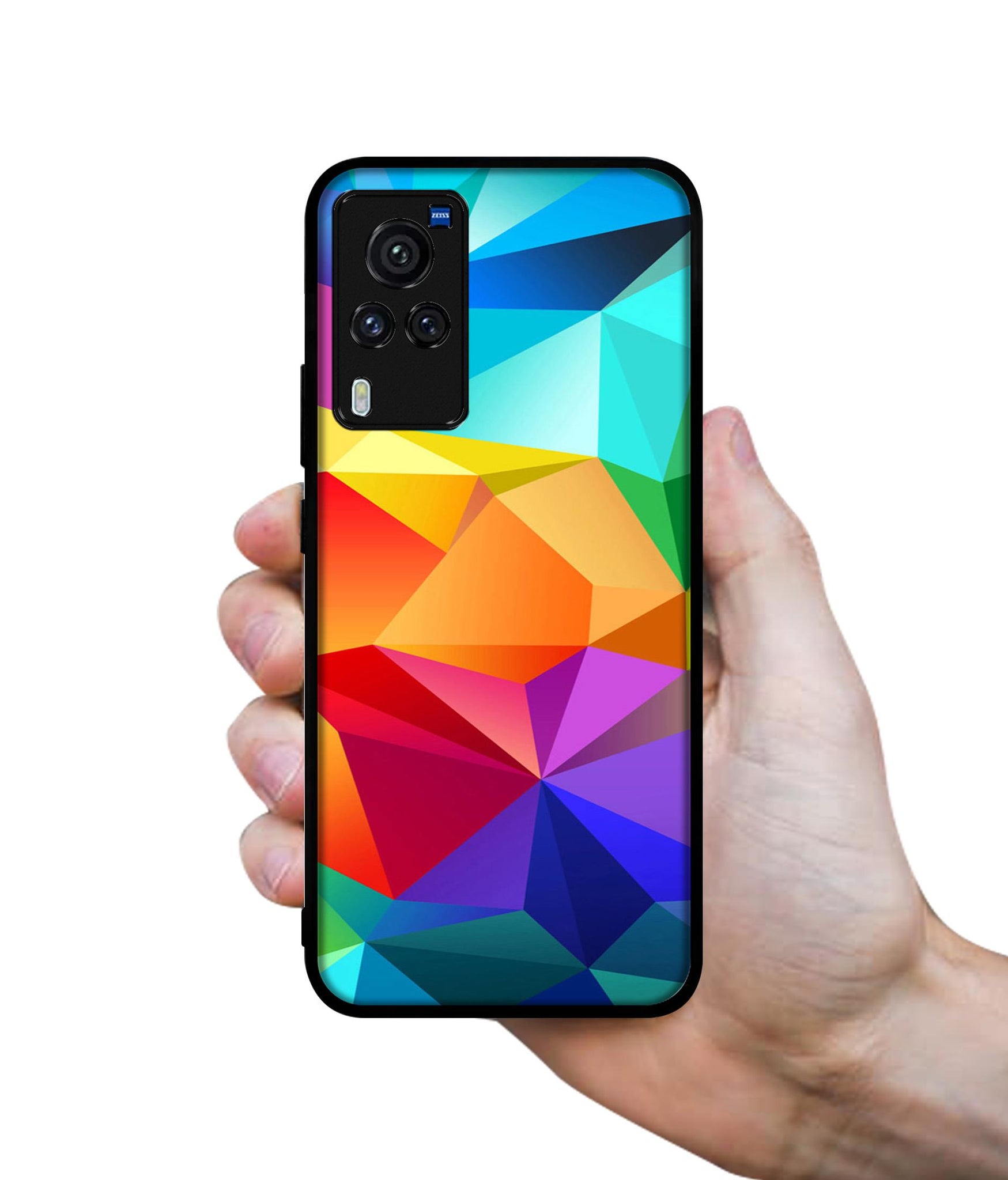 Colorful Pattern Designer 2D Printed Back Case Cover for Vivo X60 Pro 5G