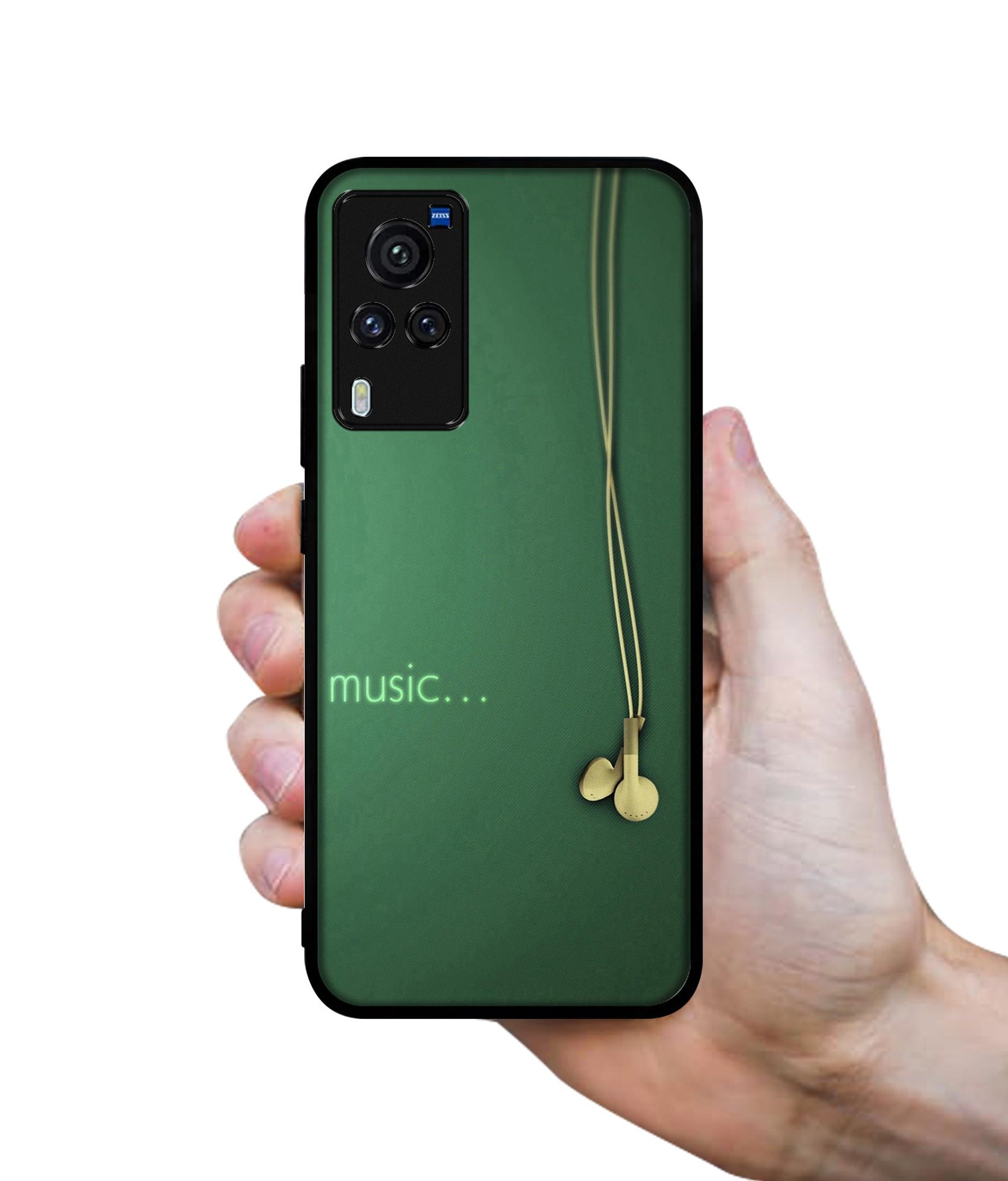Headphone Music Designer 2D Printed Back Case Cover for Vivo X60 Pro 5G