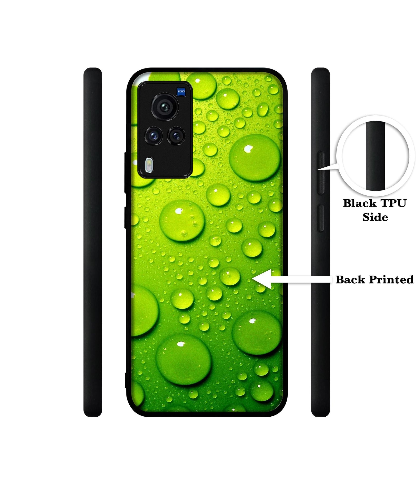 Green Bubbles Designer 2D Printed Back Case Cover for Vivo X60 Pro 5G