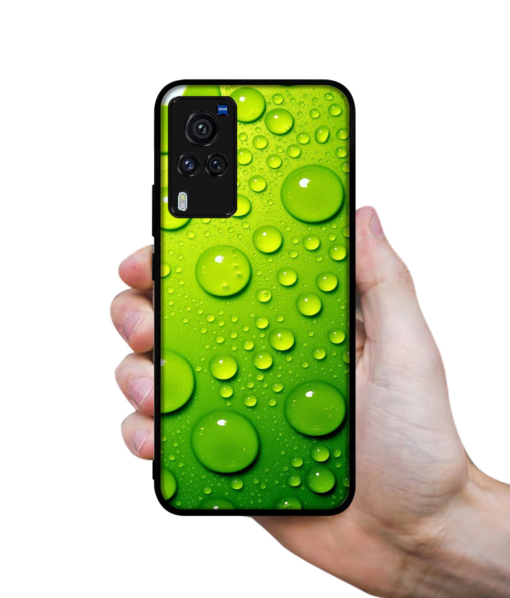 Green Bubbles Designer 2D Printed Back Case Cover for Vivo X60 Pro 5G