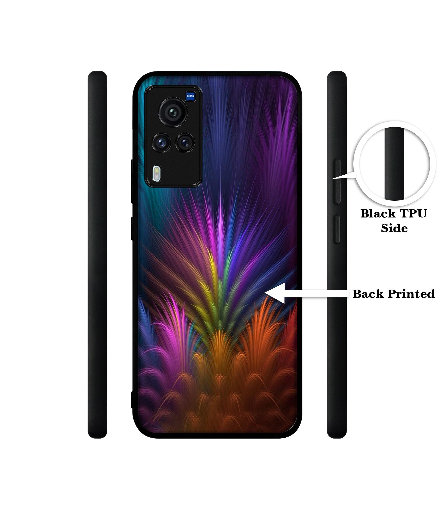 Multicoloured Designer 2D Printed Back Case Cover for Vivo X60 Pro 5G