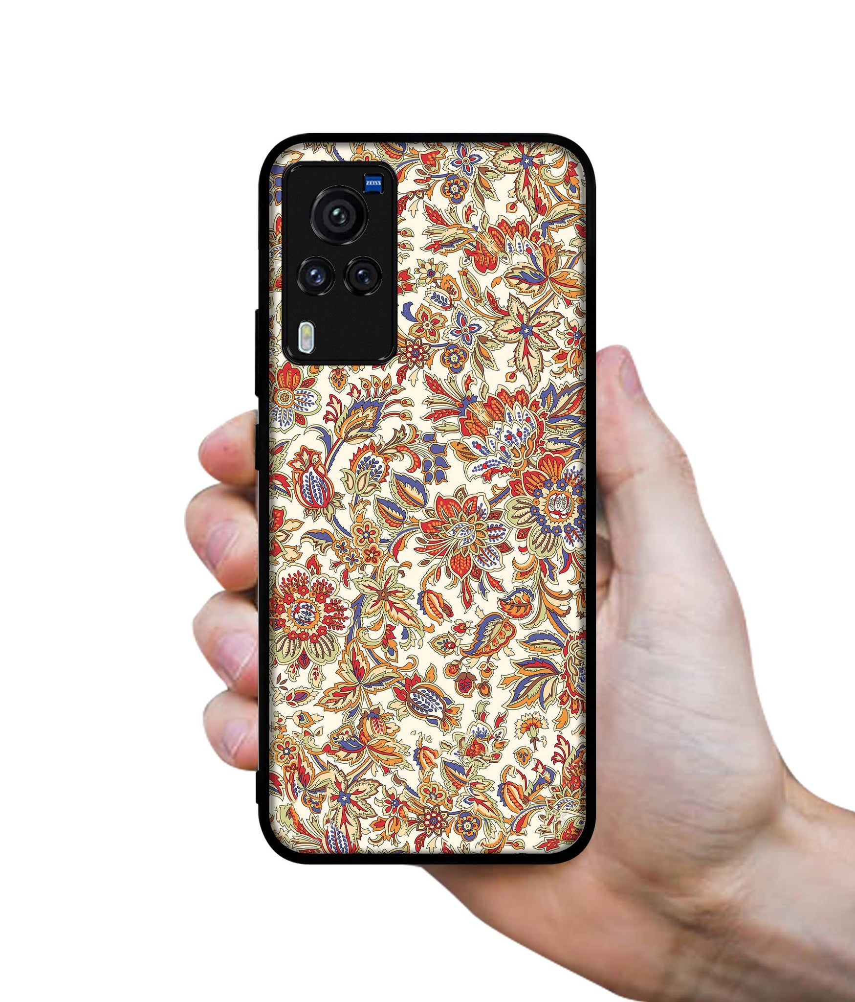 Floral Designer 2D Printed Back Case Cover for Vivo X60 Pro 5G