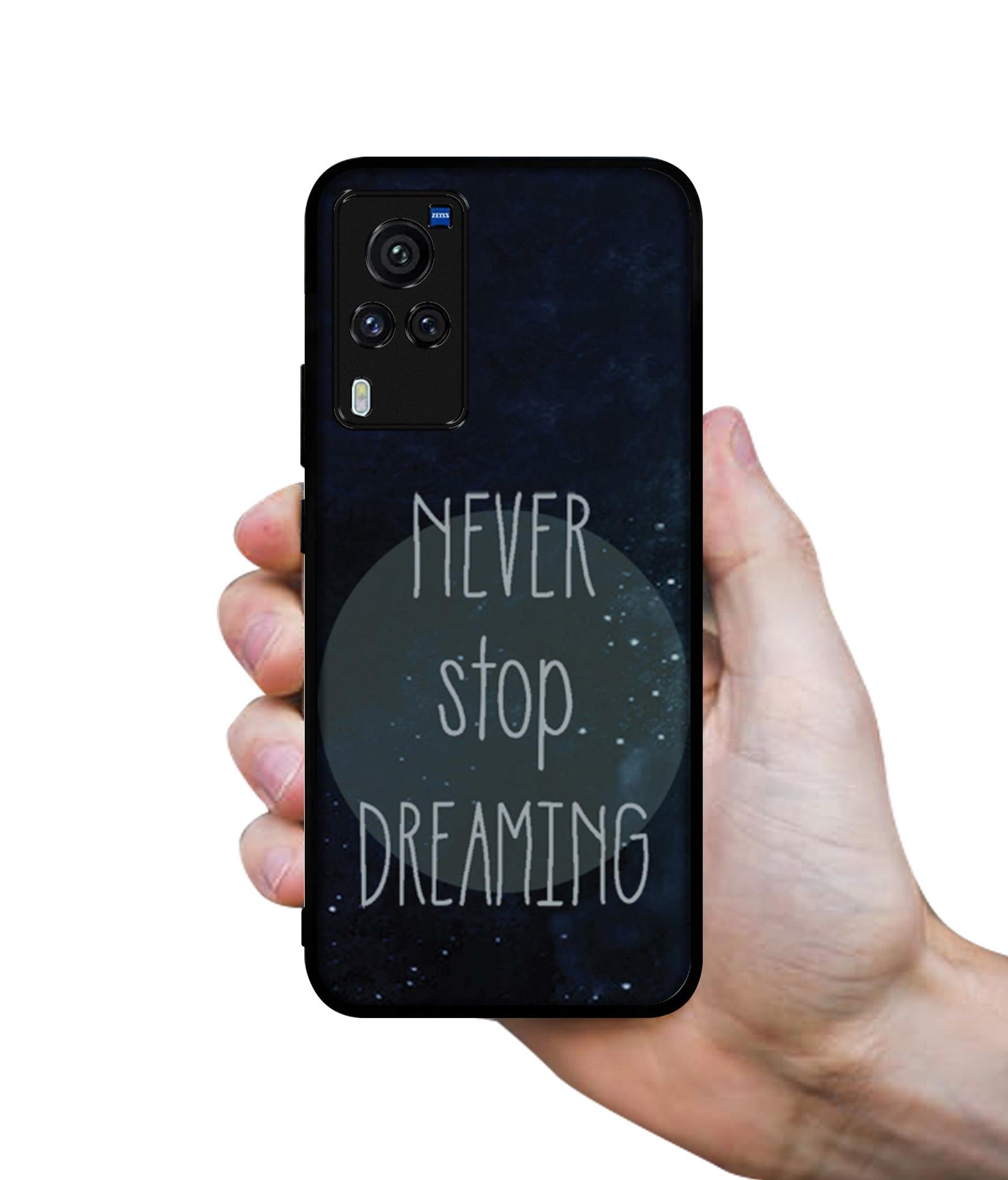 Never Stop Dreaming Designer 2D Printed Back Case Cover for Vivo X60 Pro 5G