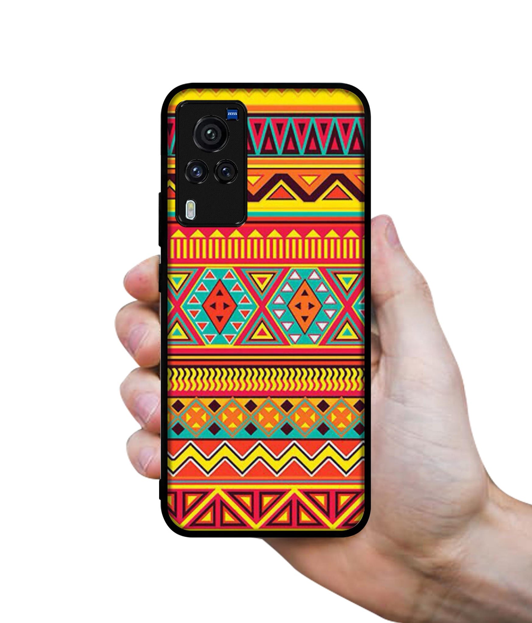 Artistic Rangoli Designer 2D Printed Back Case Cover for Vivo X60 Pro 5G