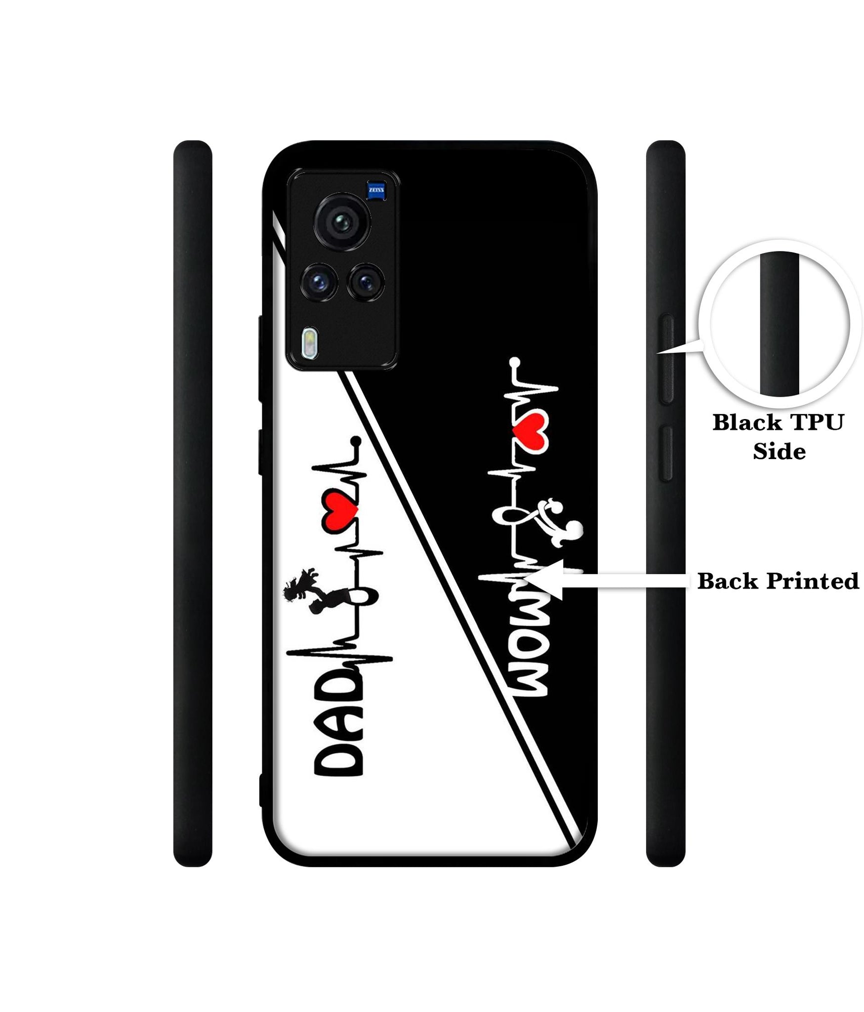 Mom and Dad Lover Designer 2D Printed Back Case Cover for Vivo X60 Pro 5G