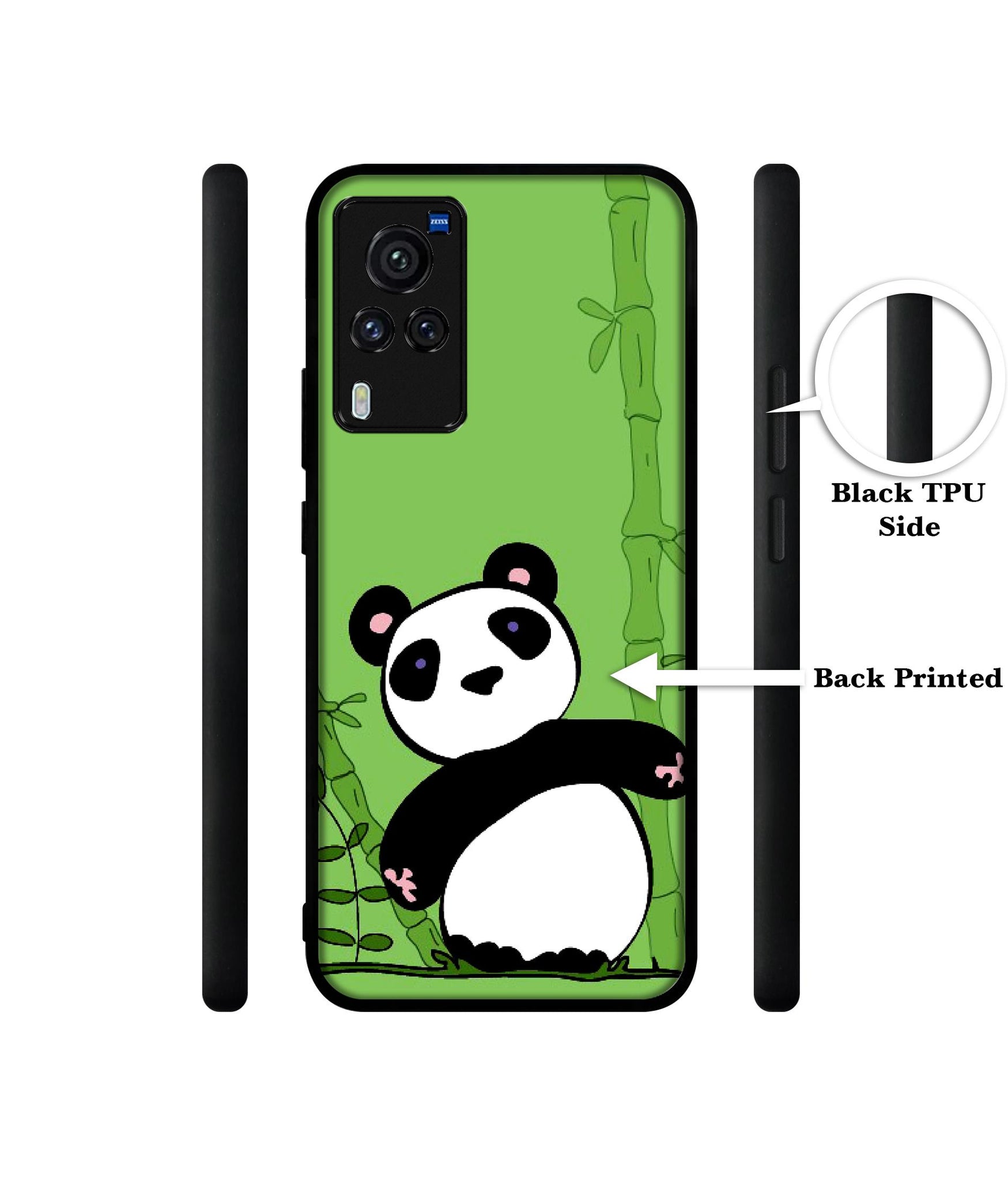 Panda with Bamboo Designer 2D Printed Back Case Cover for Vivo X60 Pro 5G