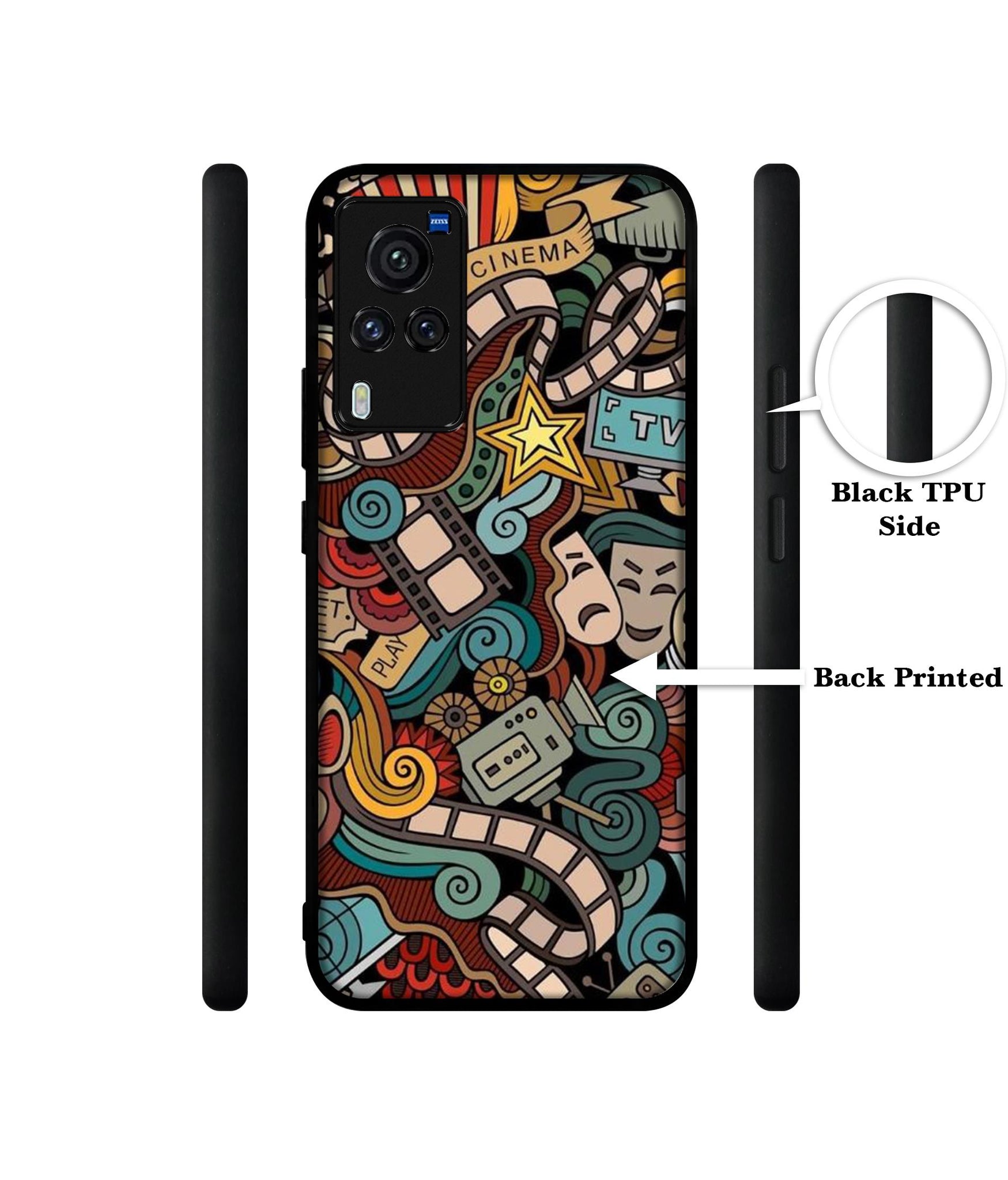 Movies Designer 2D Printed Back Case Cover for Vivo X60 Pro 5G
