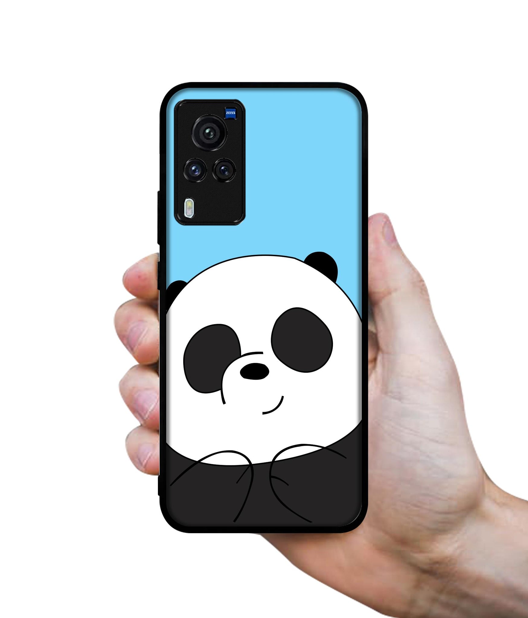 Cute Panda Designer 2D Printed Back Case Cover for Vivo X60 Pro 5G