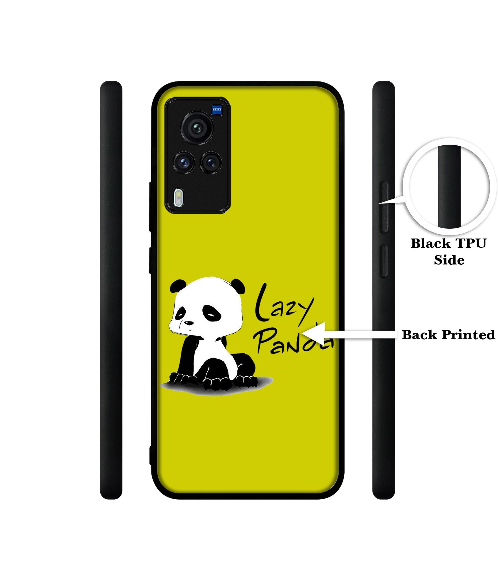 Lazy Panda Designer 2D Printed Back Case Cover for Vivo X60 Pro 5G