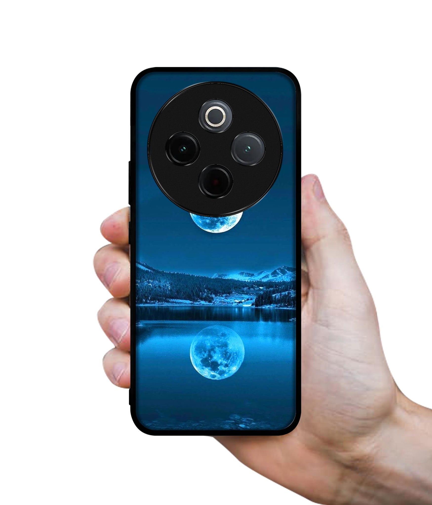 Awesome Moon Designer 2D Printed Back Case Cover for Vivo T4 5G / Y300 Pro 5G / Y300 Pro Plus 5G / iQOO Z10 5G