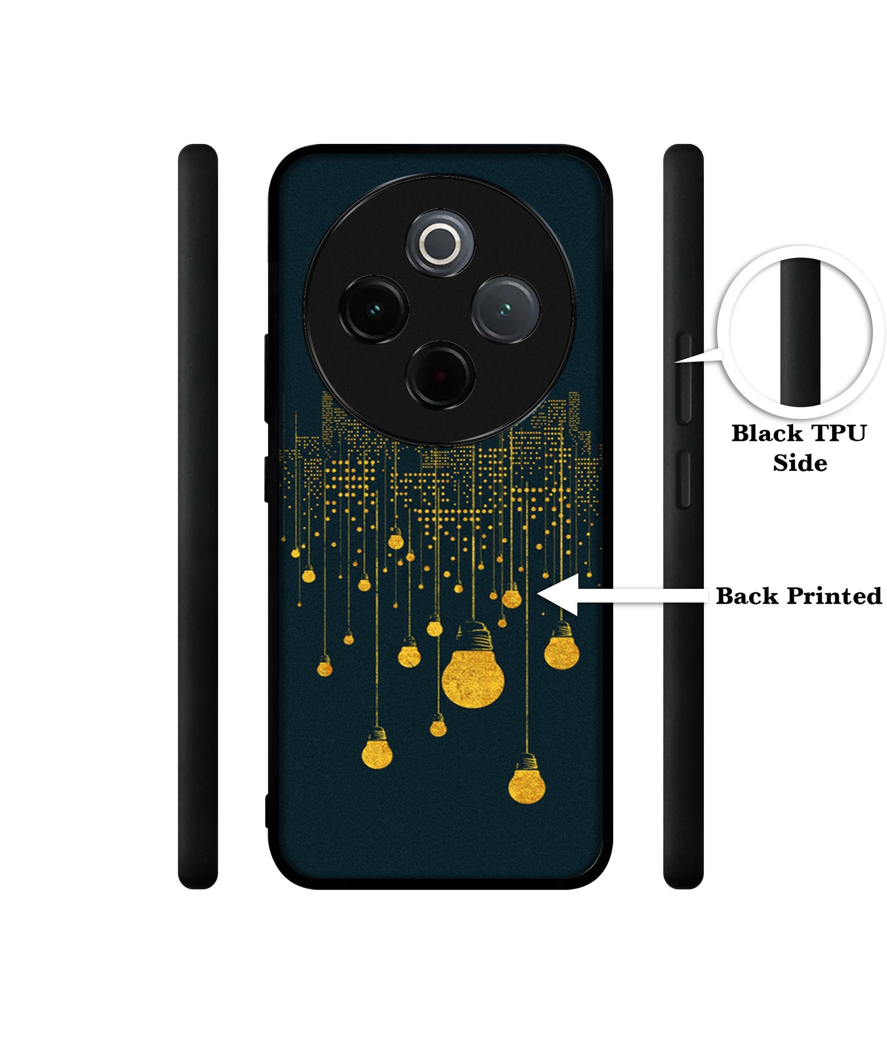 City Light Pattern Designer 2D Printed Back Case Cover for Vivo T4 5G / Y300 Pro 5G / Y300 Pro Plus 5G / iQOO Z10 5G