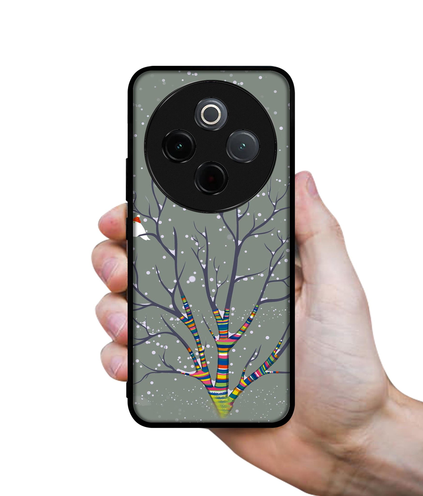 Winter Pattern Print Designer 2D Printed Back Case Cover for Vivo T4 5G / Y300 Pro 5G / Y300 Pro Plus 5G / iQOO Z10 5G