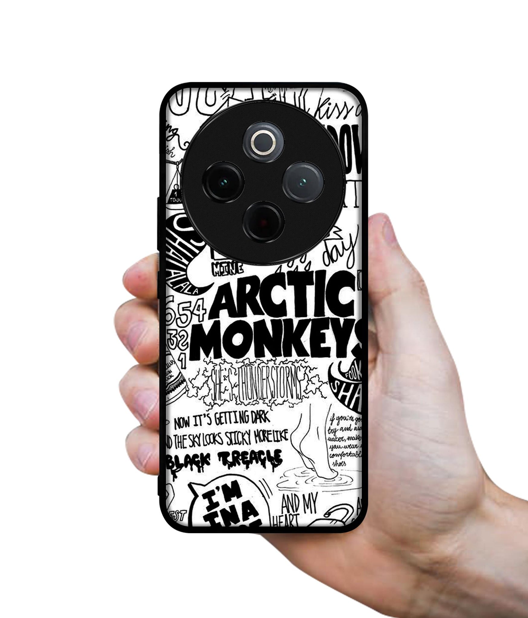Arctic Monkeys Pattern Designer 2D Printed Back Case Cover for Vivo T4 5G / Y300 Pro 5G / Y300 Pro Plus 5G / iQOO Z10 5G