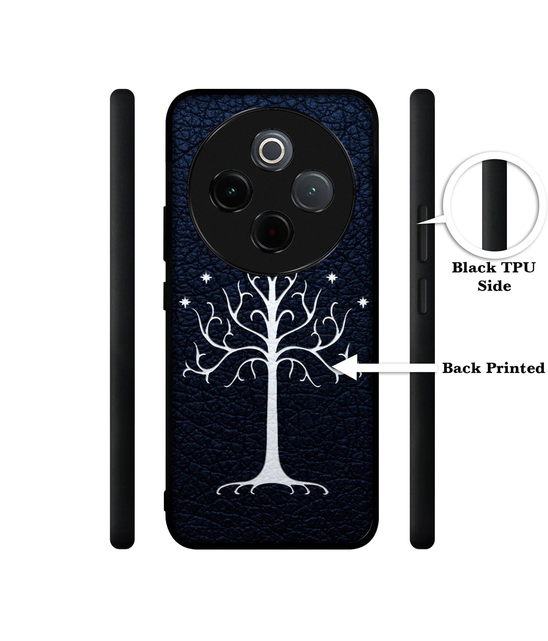 Magic Tree Pattern Designer 2D Printed Back Case Cover for Vivo T4 5G / Y300 Pro 5G / Y300 Pro Plus 5G / iQOO Z10 5G