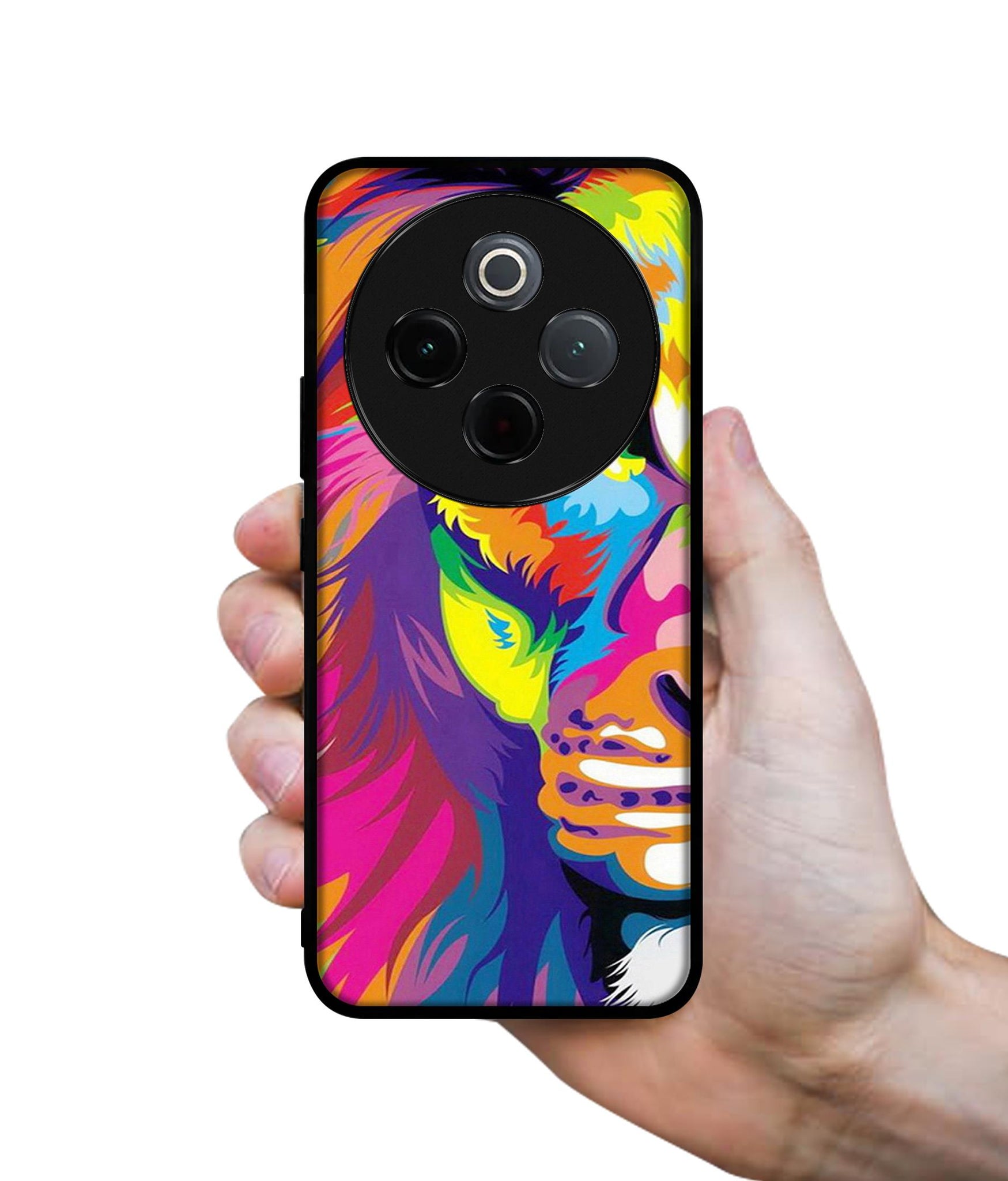 Lion Designer 2D Printed Back Case Cover for Vivo T4 5G / Y300 Pro 5G / Y300 Pro Plus 5G / iQOO Z10 5G