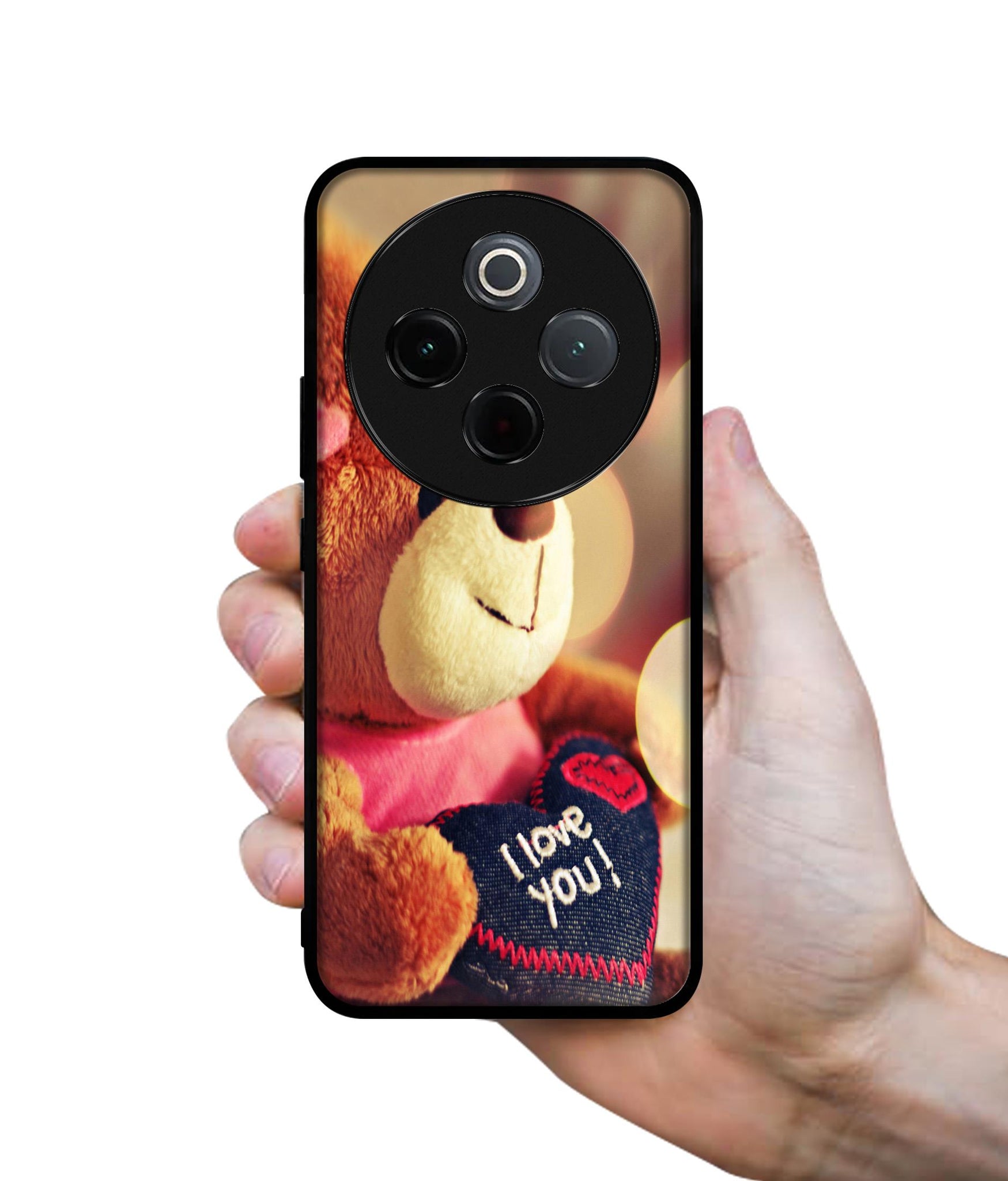 Teddy Bear Designer 2D Printed Back Case Cover for Vivo T4 5G / Y300 Pro 5G / Y300 Pro Plus 5G / iQOO Z10 5G