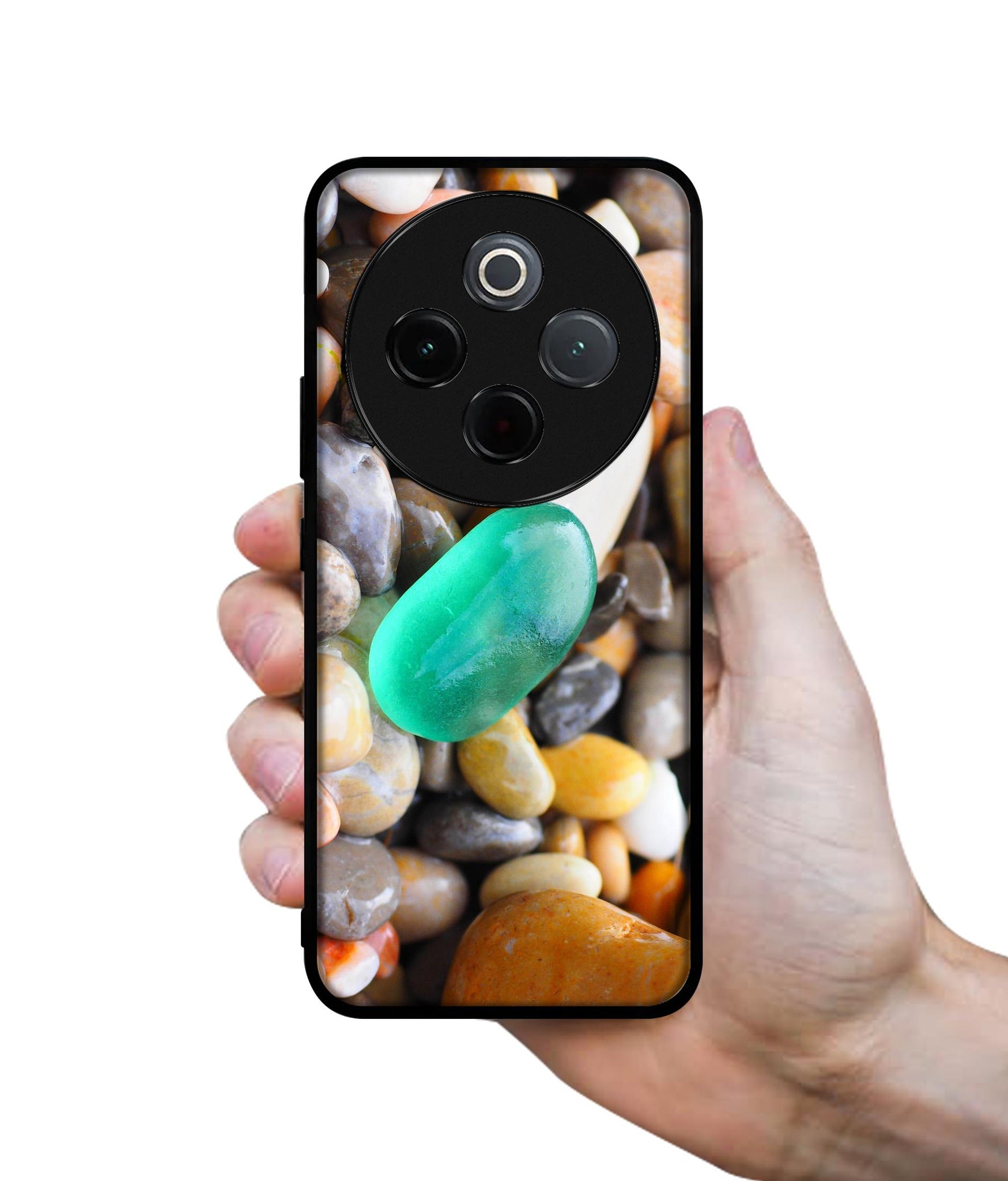 Sea Stones Designer 2D Printed Back Case Cover for Vivo T4 5G / Y300 Pro 5G / Y300 Pro Plus 5G / iQOO Z10 5G