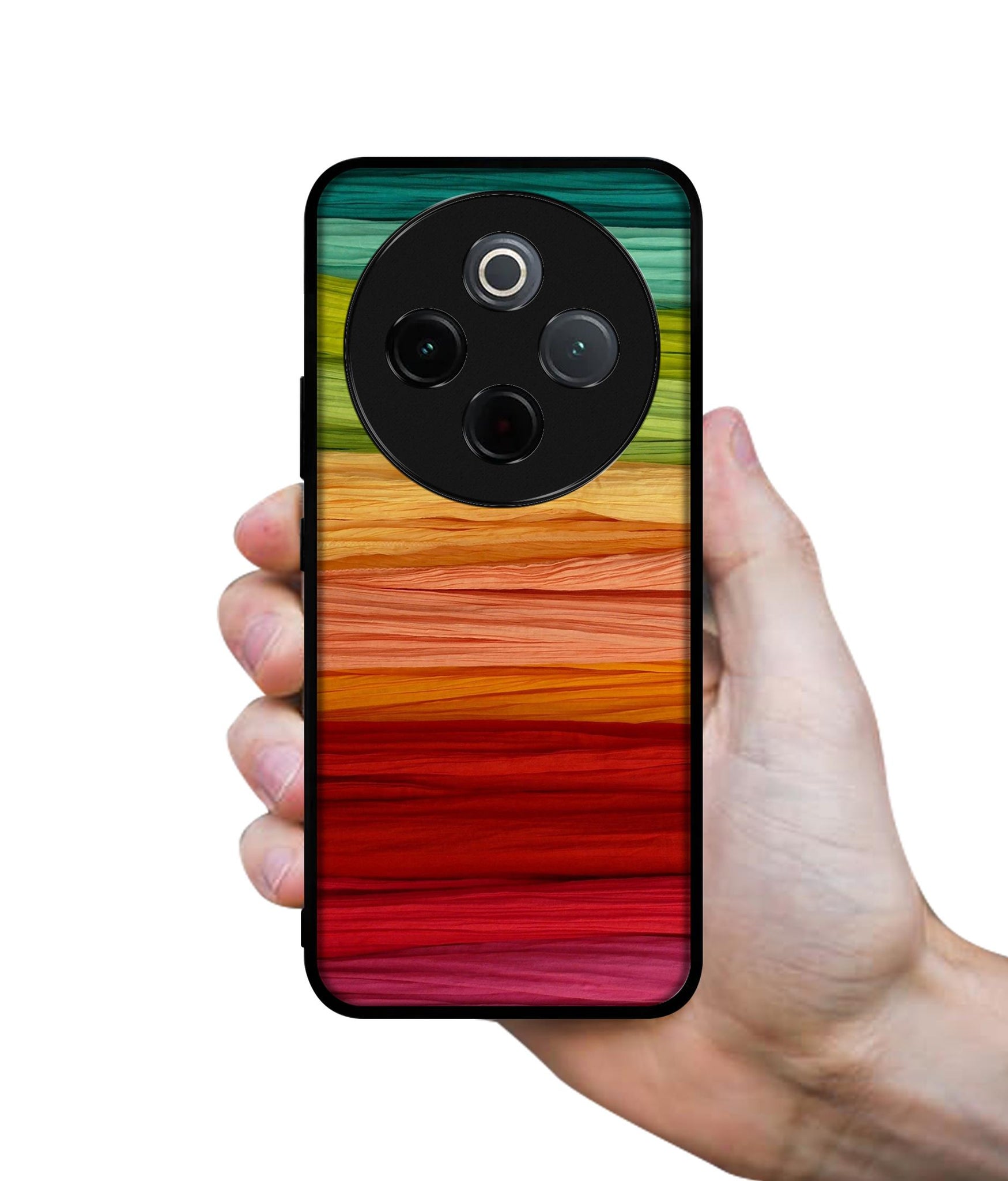 Colorful Thread Designer 2D Printed Back Case Cover for Vivo T4 5G / Y300 Pro 5G / Y300 Pro Plus 5G / iQOO Z10 5G