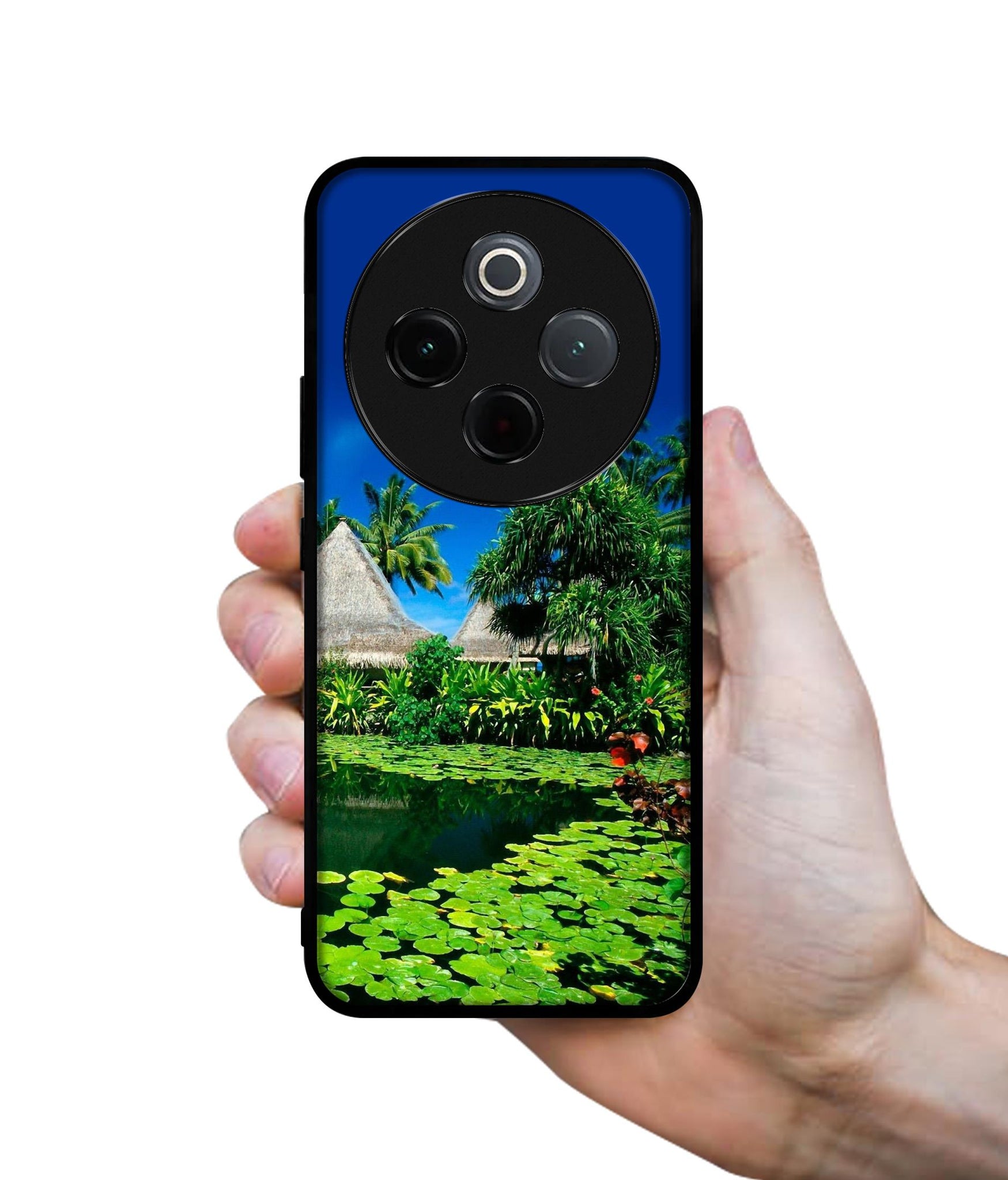 Tropics Water Designer 2D Printed Back Case Cover for Vivo T4 5G / Y300 Pro 5G / Y300 Pro Plus 5G / iQOO Z10 5G