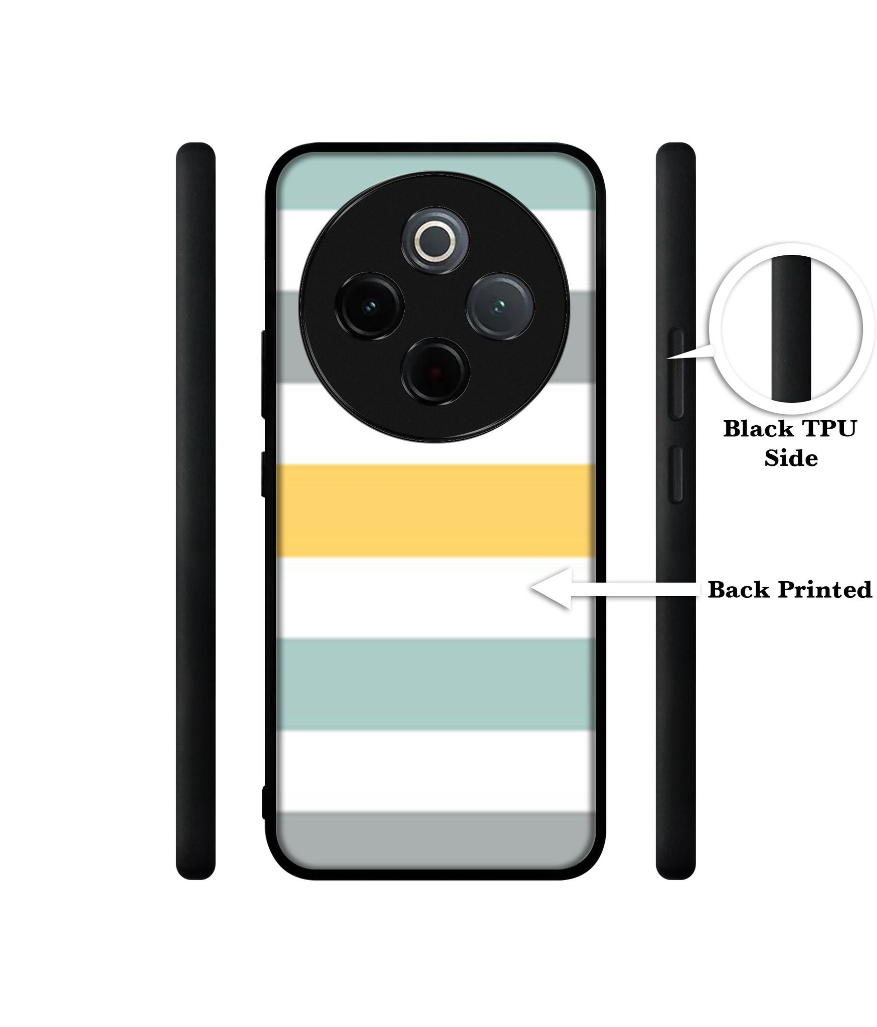 Line Texture Designer 2D Printed Back Case Cover for Vivo T4 5G / Y300 Pro 5G / Y300 Pro Plus 5G / iQOO Z10 5G