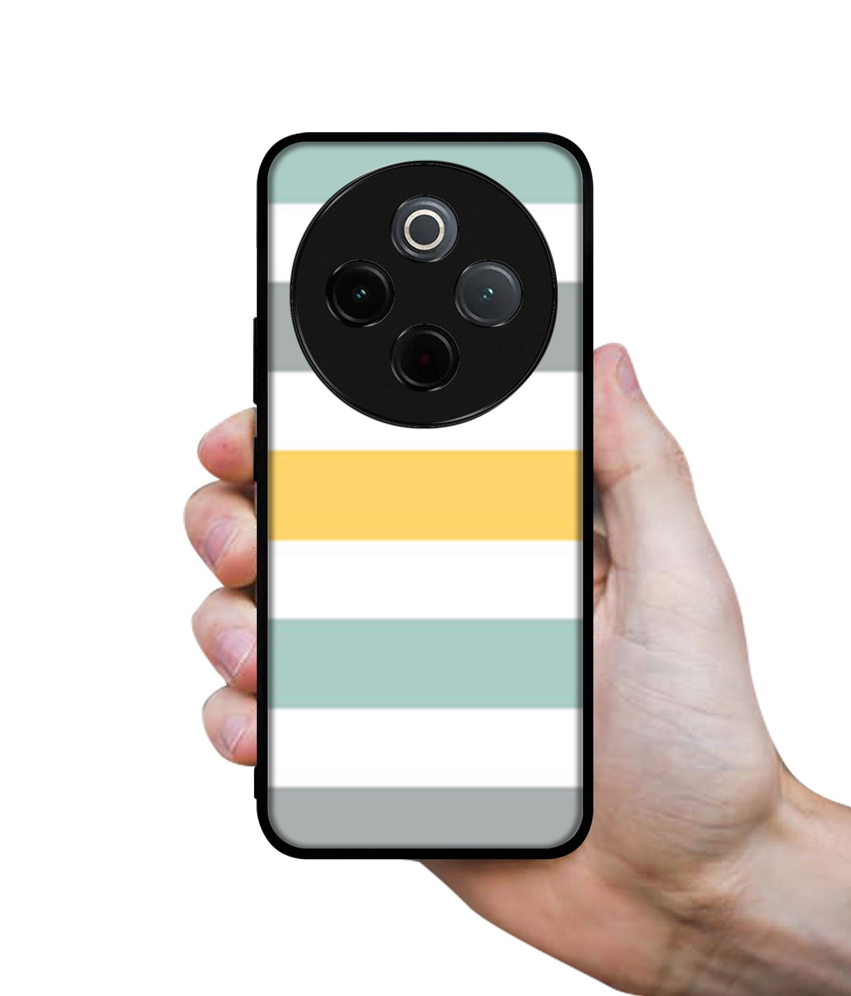 Line Texture Designer 2D Printed Back Case Cover for Vivo T4 5G / Y300 Pro 5G / Y300 Pro Plus 5G / iQOO Z10 5G