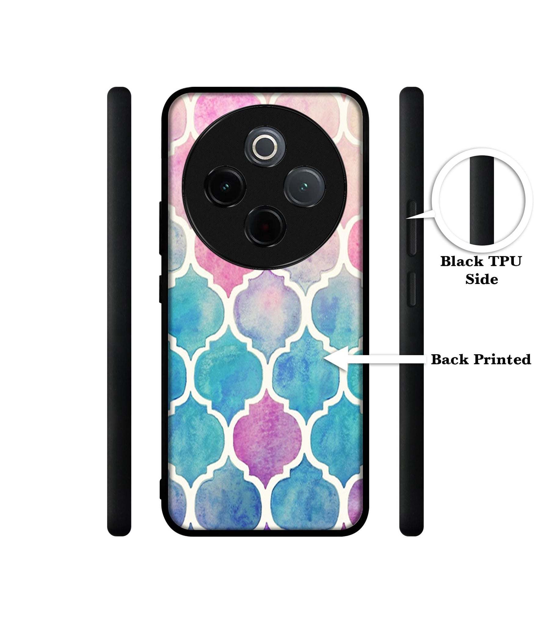 Patterns Art Designer 2D Printed Back Case Cover for Vivo T4 5G / Y300 Pro 5G / Y300 Pro Plus 5G / iQOO Z10 5G