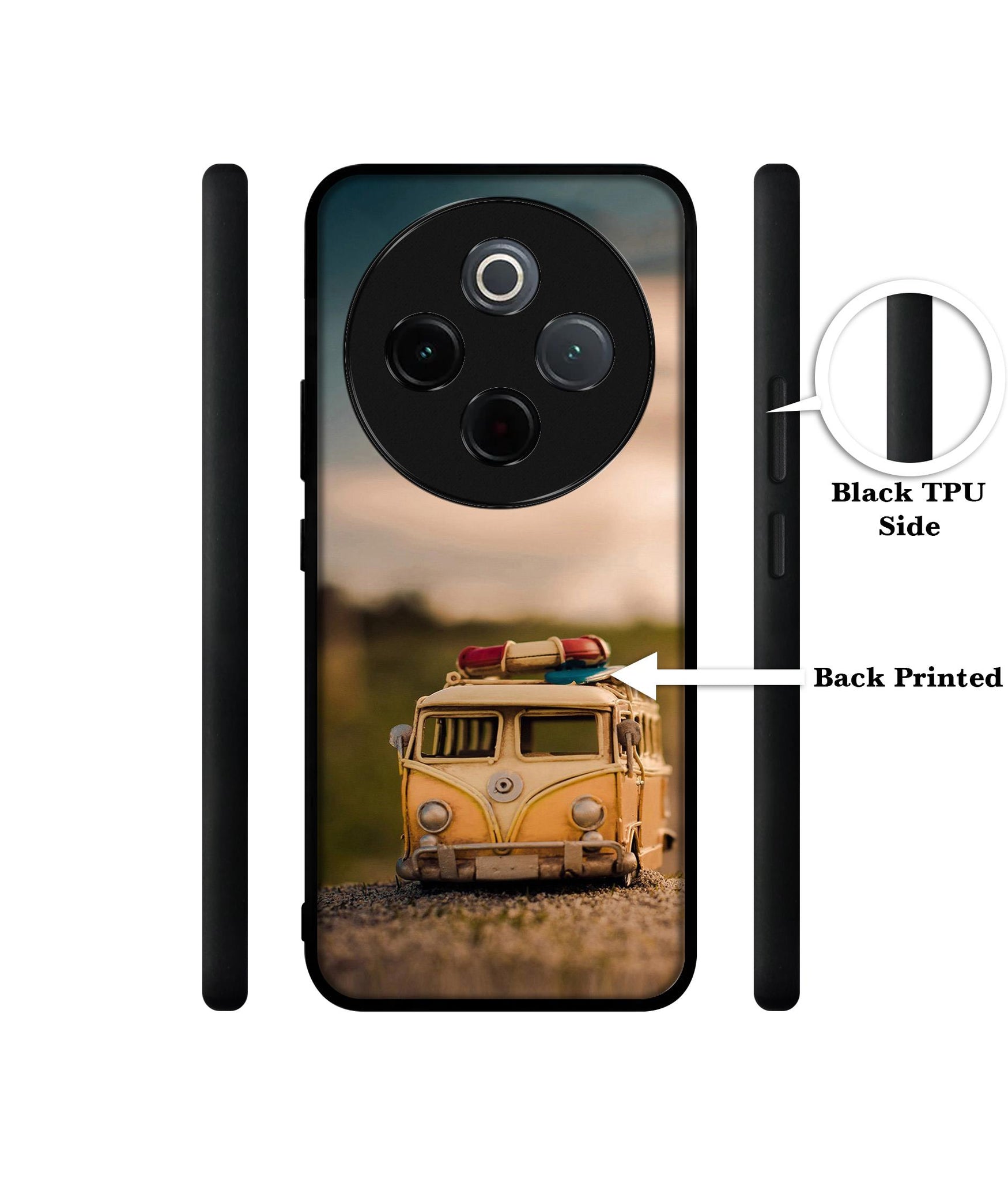 Toy Car Designer 2D Printed Back Case Cover for Vivo T4 5G / Y300 Pro 5G / Y300 Pro Plus 5G / iQOO Z10 5G