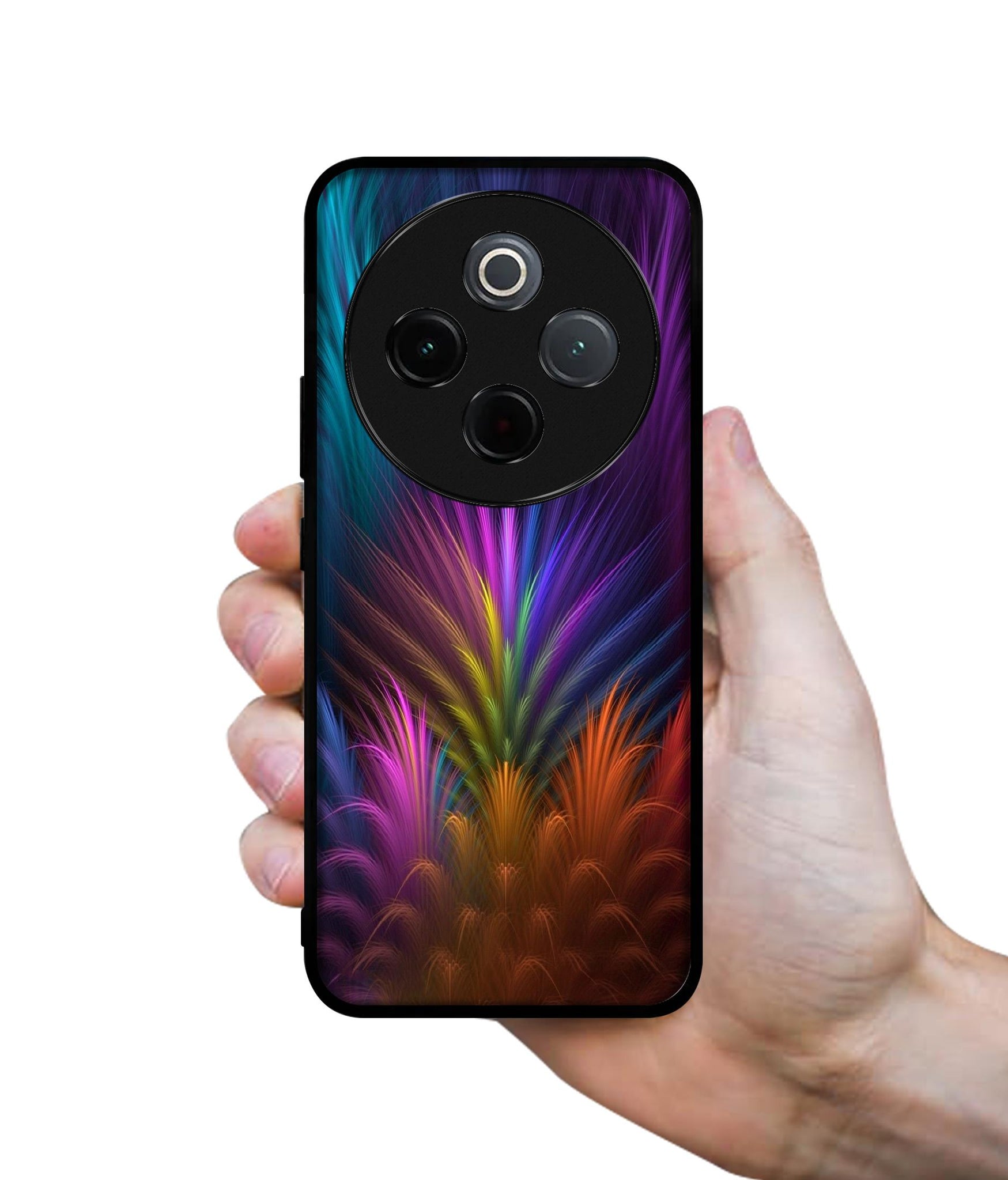 Multicoloured Designer 2D Printed Back Case Cover for Vivo T4 5G / Y300 Pro 5G / Y300 Pro Plus 5G / iQOO Z10 5G