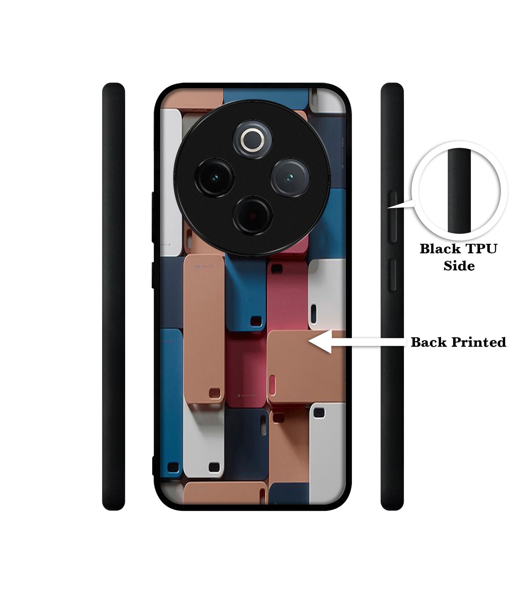 Mobile Cover Designer 2D Printed Back Case Cover for Vivo T4 5G / Y300 Pro 5G / Y300 Pro Plus 5G / iQOO Z10 5G