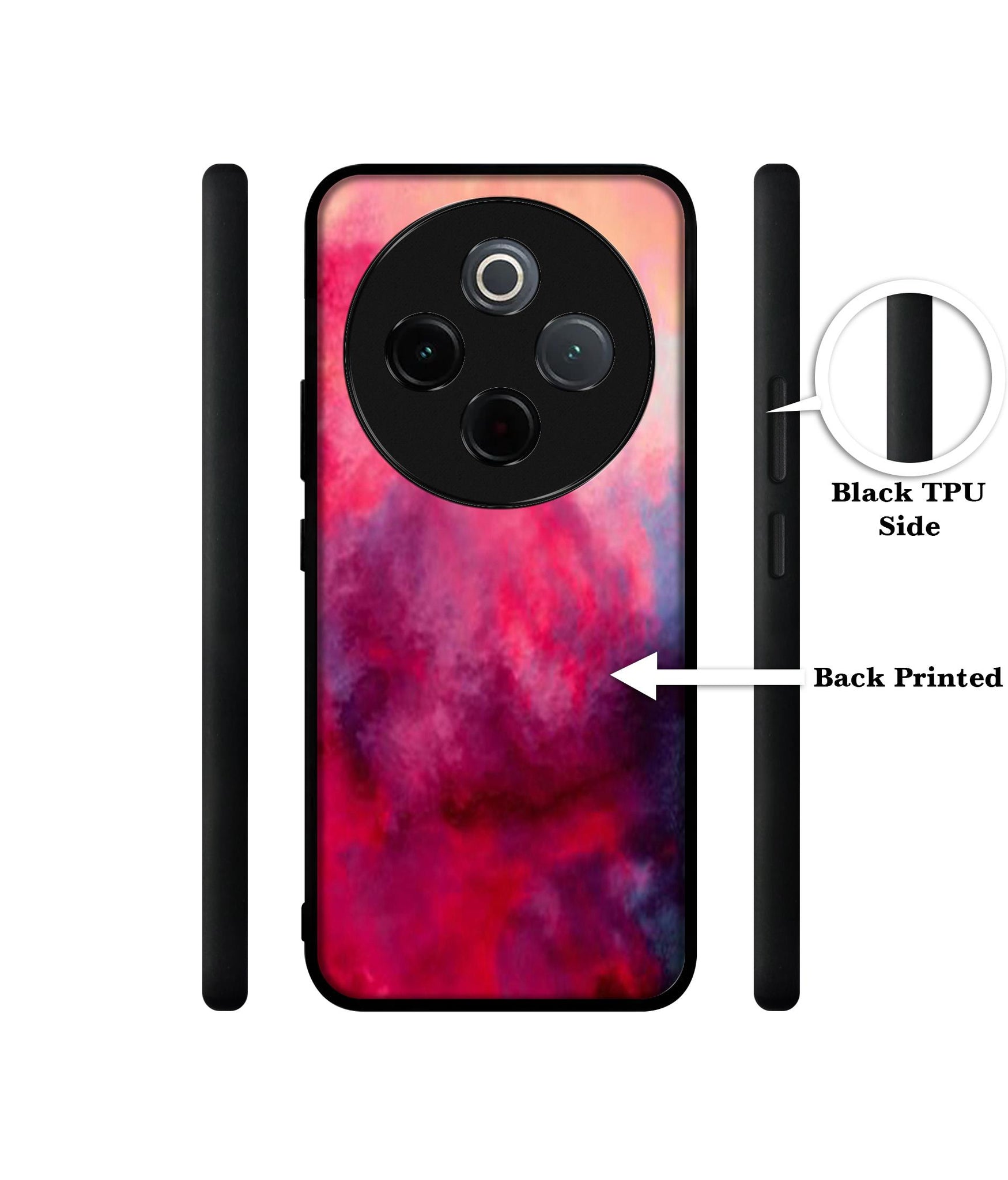 Holi Color Designer 2D Printed Back Case Cover for Vivo T4 5G / Y300 Pro 5G / Y300 Pro Plus 5G / iQOO Z10 5G