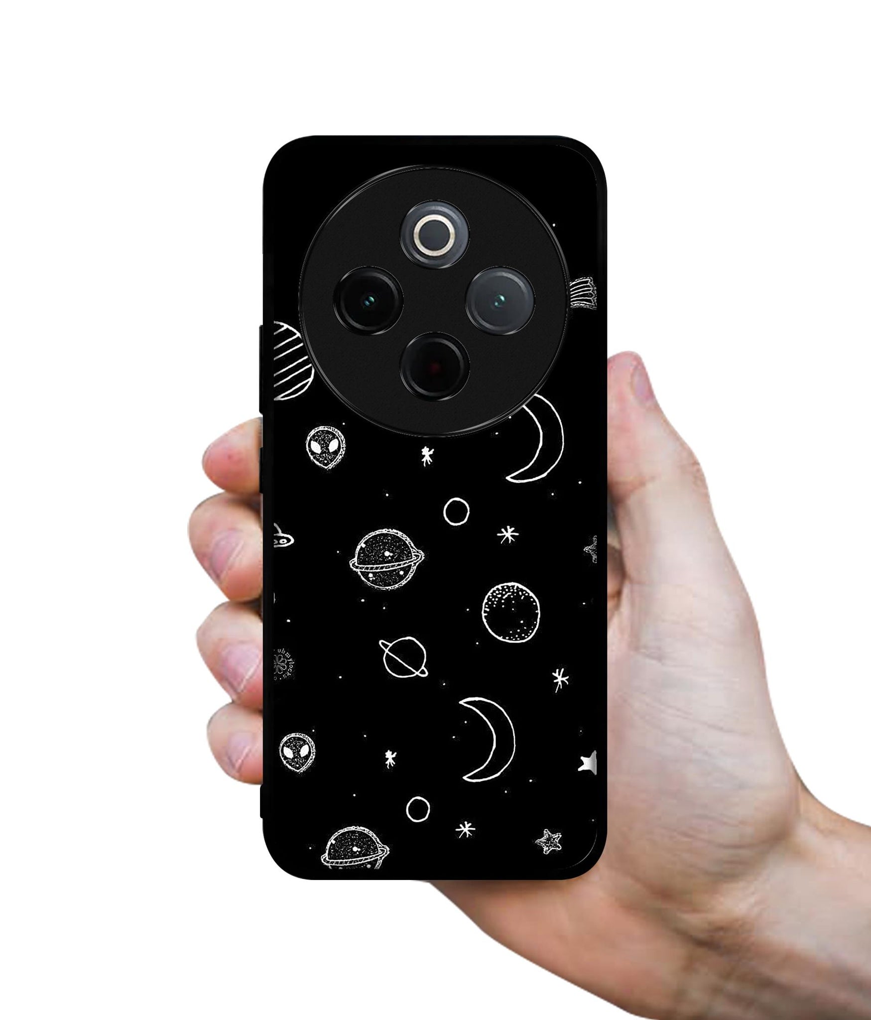 Space Stars Universe Designer 2D Printed Back Case Cover for Vivo T4 5G / Y300 Pro 5G / Y300 Pro Plus 5G / iQOO Z10 5G