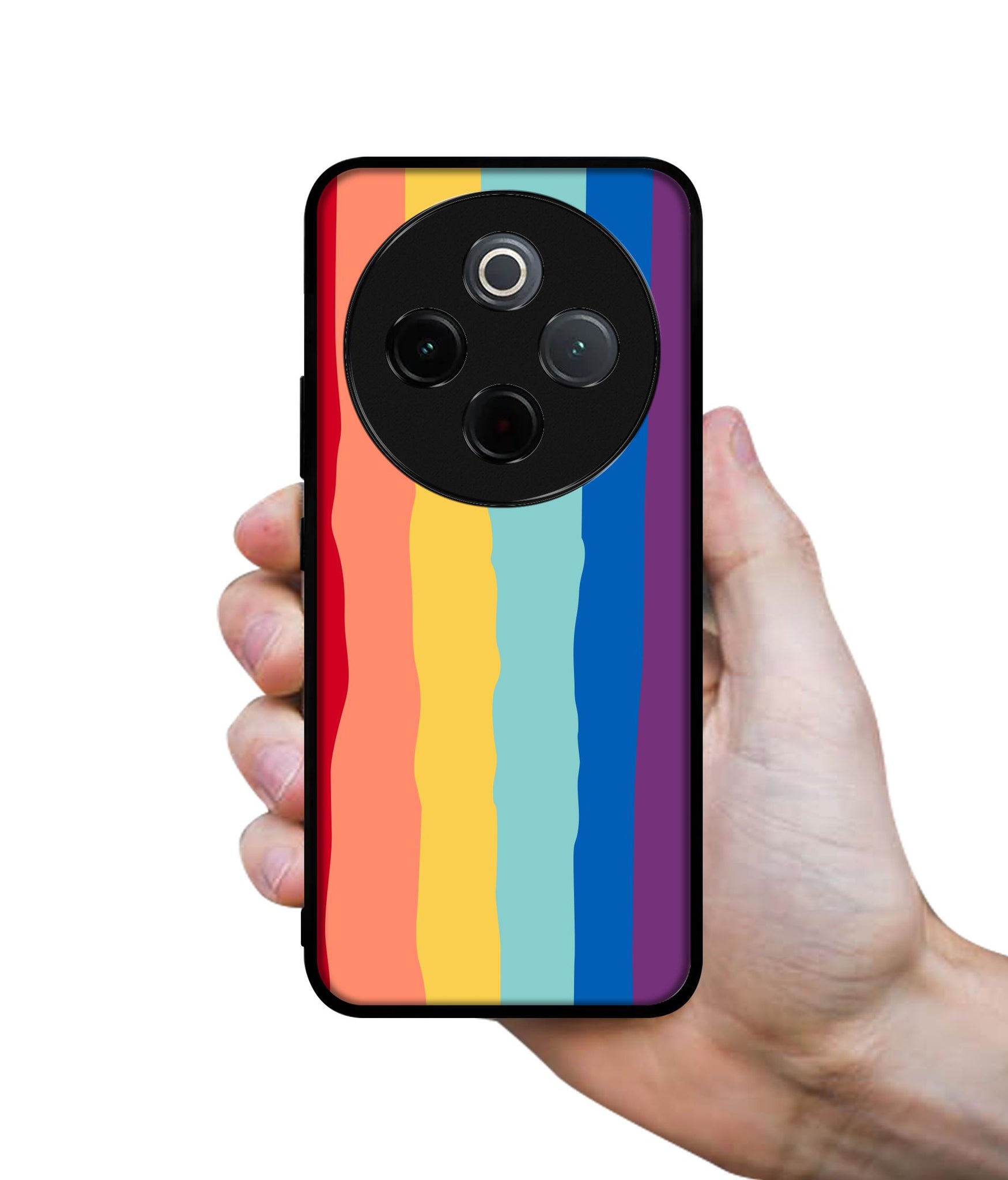 Rainbow Designer 2D Printed Back Case Cover for Vivo T4 5G / Y300 Pro 5G / Y300 Pro Plus 5G / iQOO Z10 5G