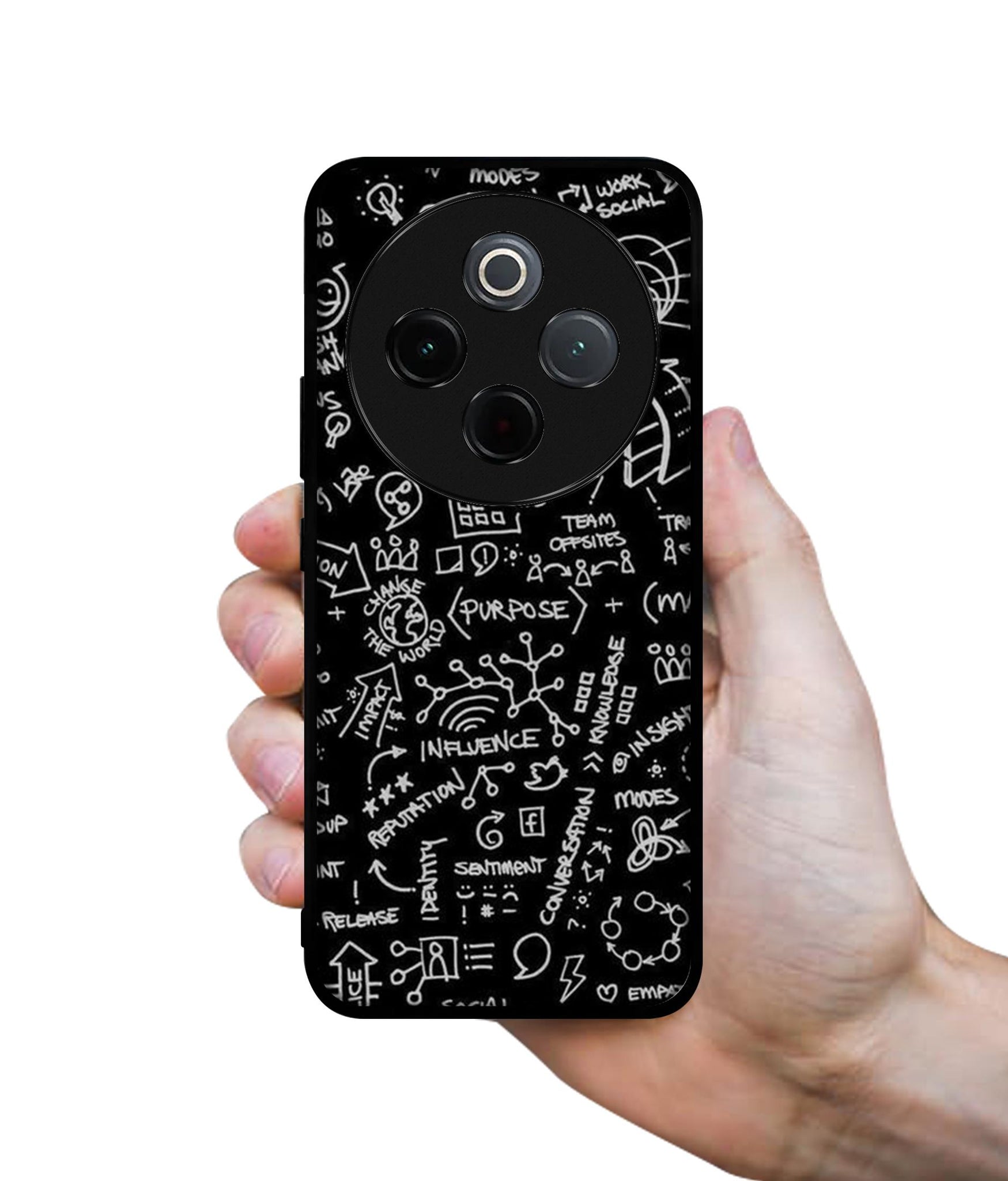 Formulas Designer 2D Printed Back Case Cover for Vivo T4 5G / Y300 Pro 5G / Y300 Pro Plus 5G / iQOO Z10 5G