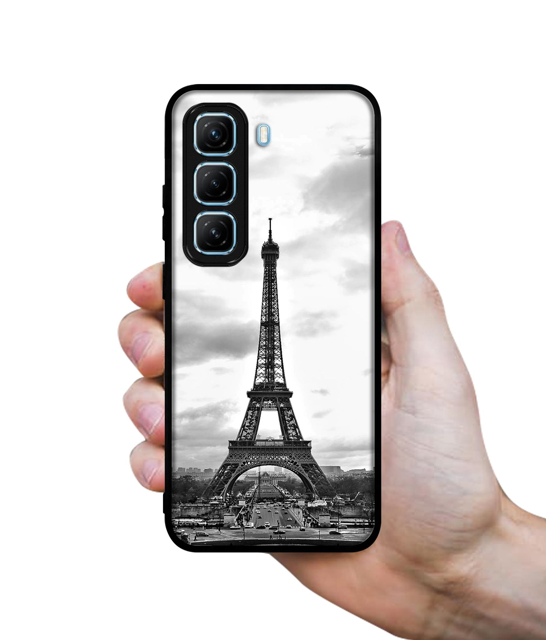 Eiffel Tower Designer 2D Printed Back Case Cover for Infinix Hot 50 5G